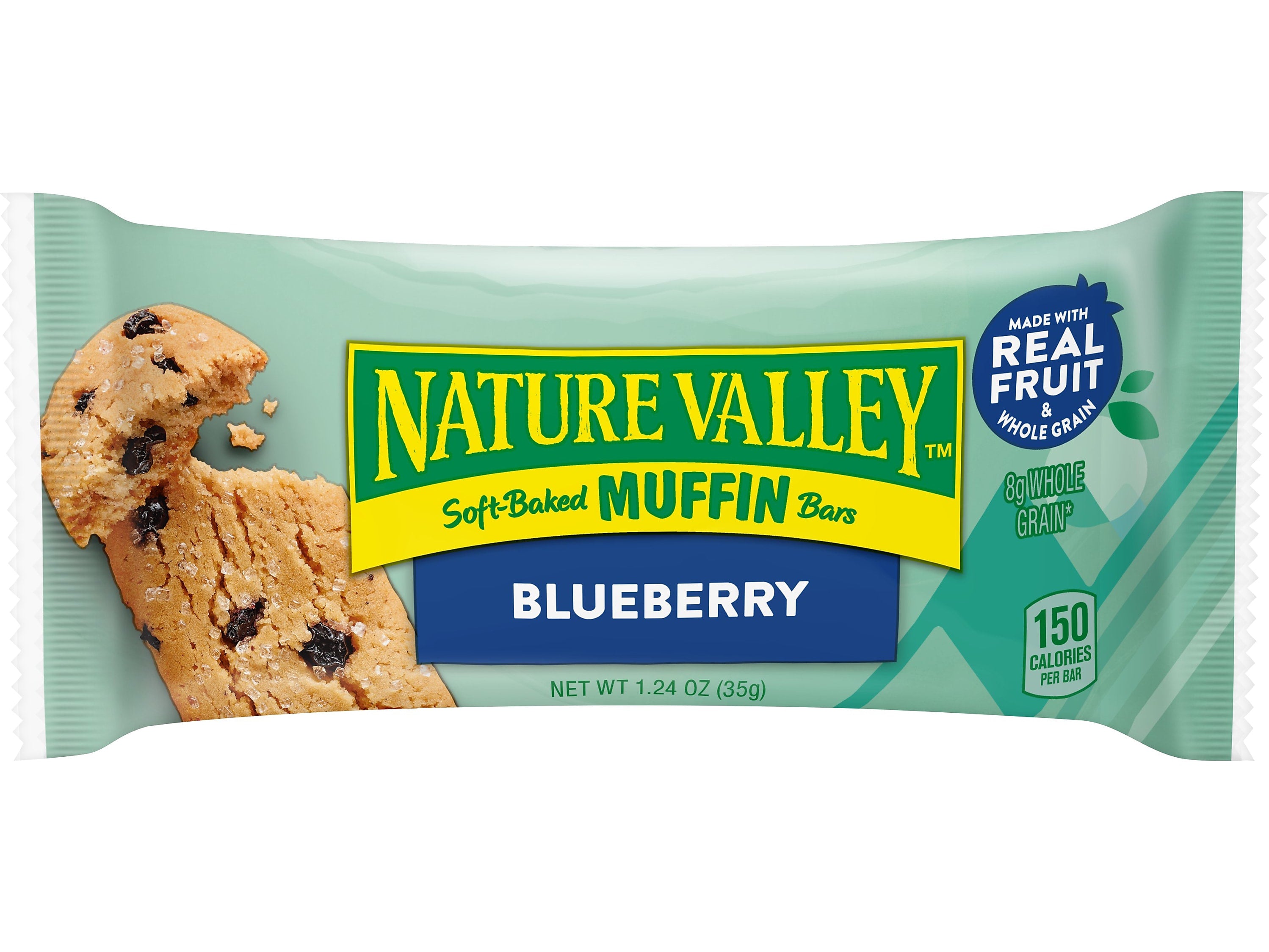 Nature Valley Blueberry Soft-Baked Muffin Bar, 1.24 oz., Dozen