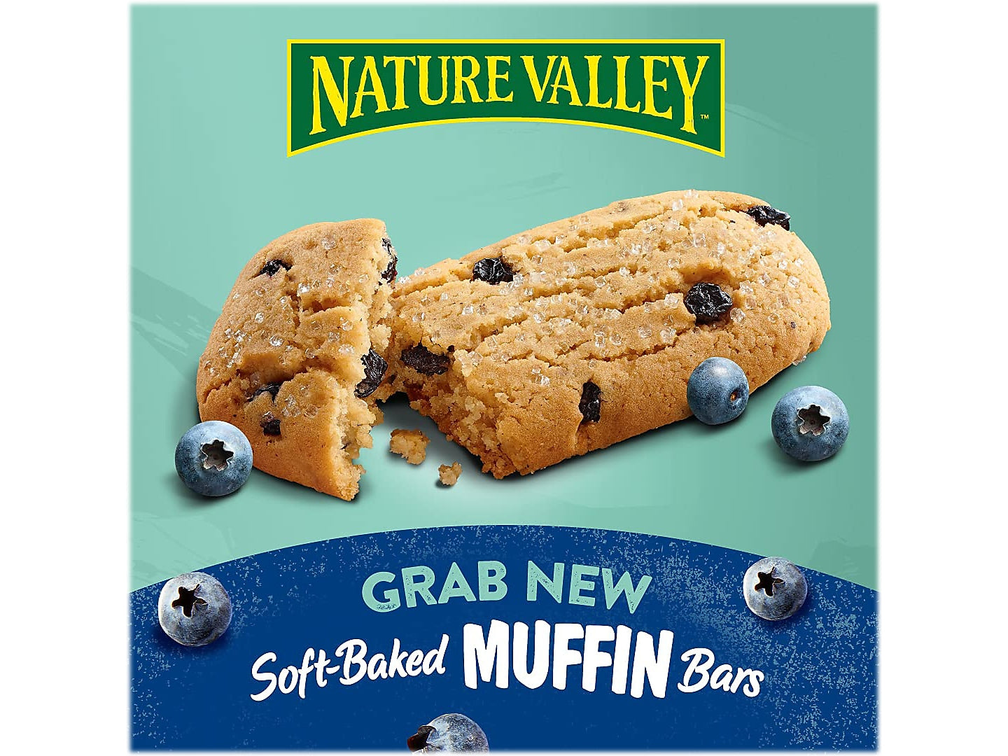 Nature Valley Blueberry Soft-Baked Muffin Bar, 1.24 oz., Dozen