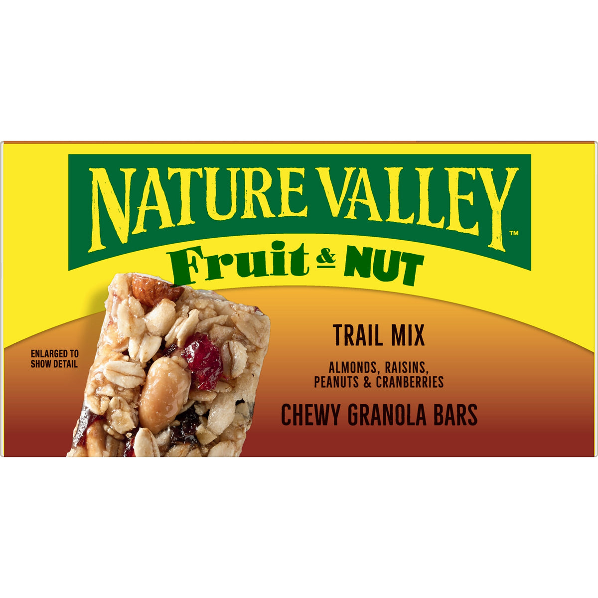 Nature Valley Fruit & Nut Nutrition Bar, 16 Bars/Box