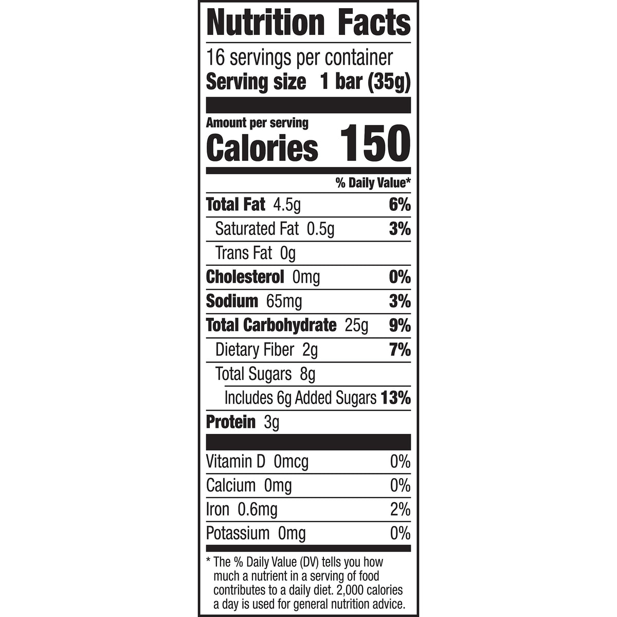 Nature Valley Fruit & Nut Nutrition Bar, 16 Bars/Box