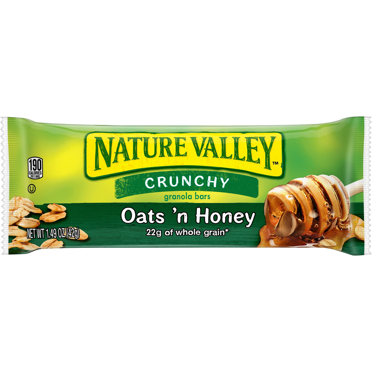 Nature Valley Oats & Honey Granola Bar, 1.49 oz, 18/Box