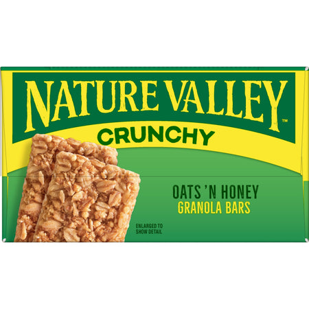 Nature Valley Oats & Honey Granola Bar, 1.49 oz, 18/Box