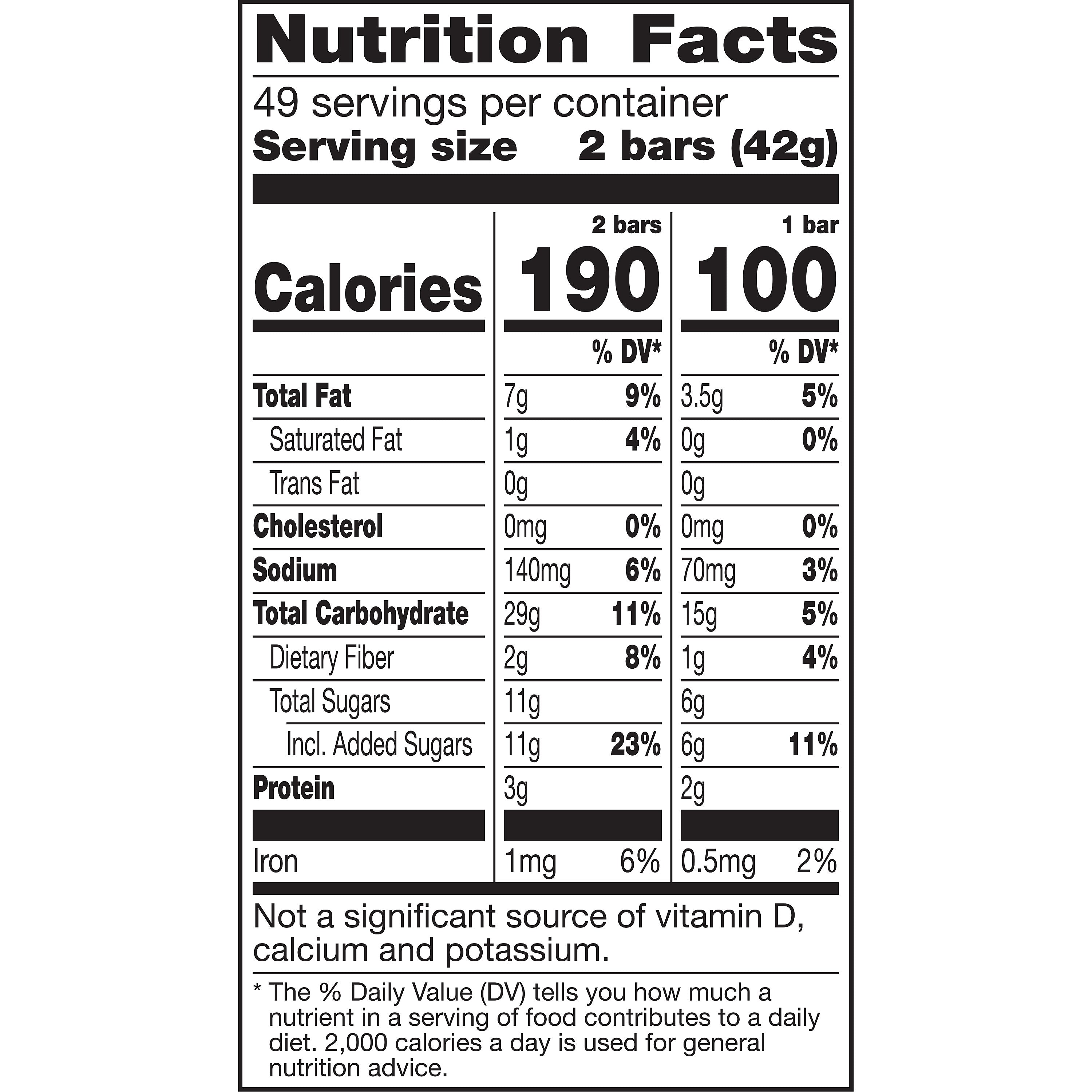 Nature Valley Oats & Honey Granola Bar, 1.49 oz., 49 Bars/Box