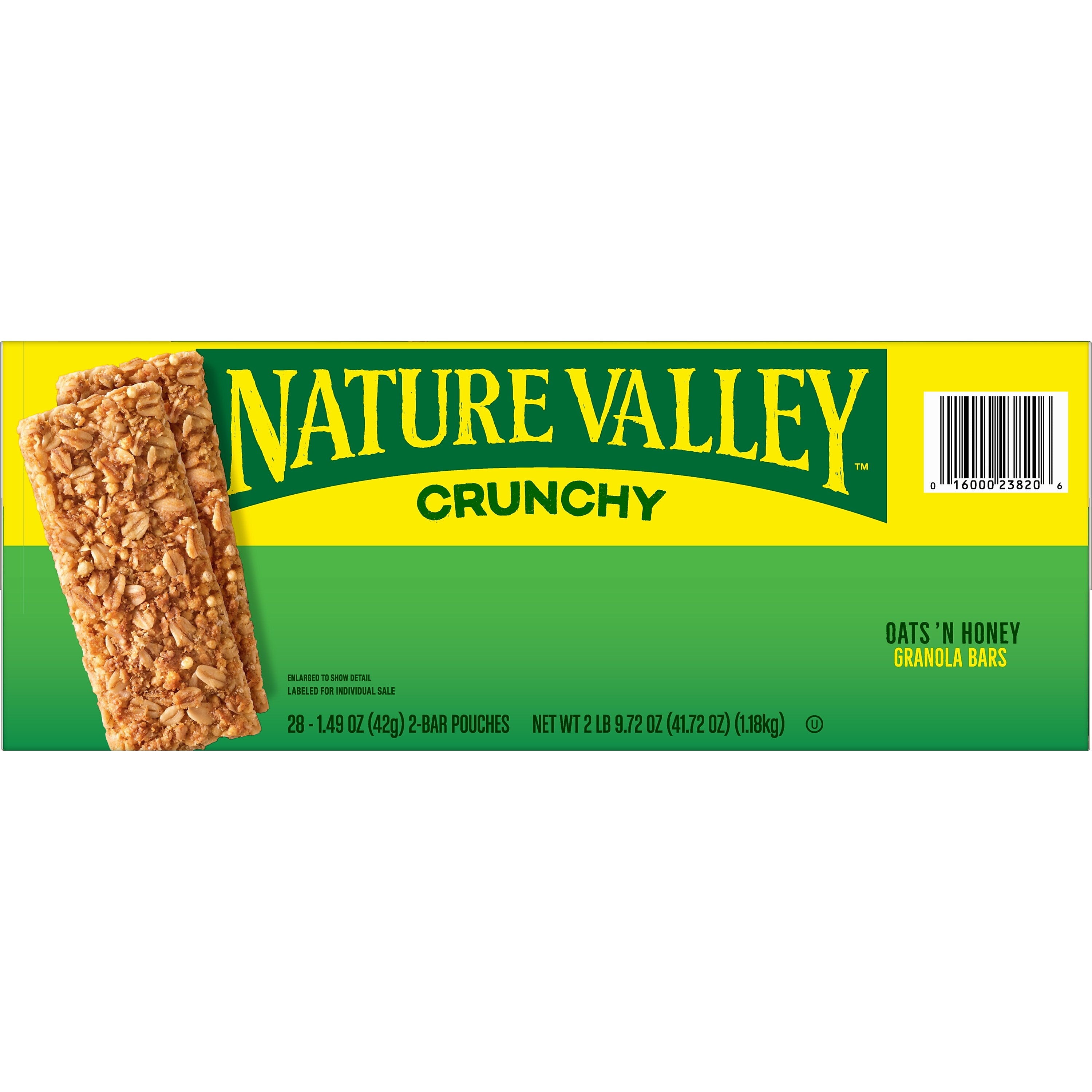 Nature Valley Oats & Honey Granola Bar, 28 Bars/Box