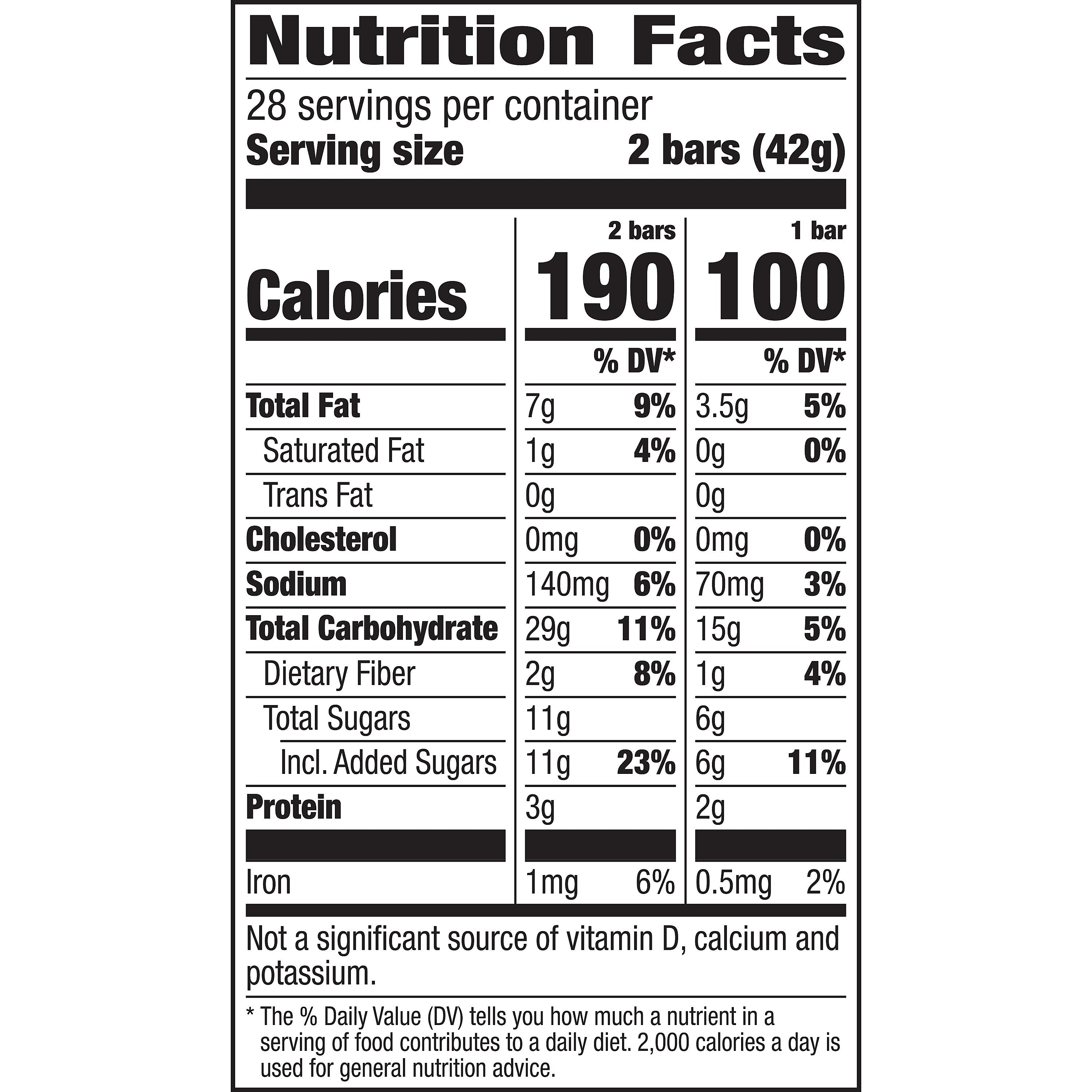 Nature Valley Oats & Honey Granola Bar, 28 Bars/Box