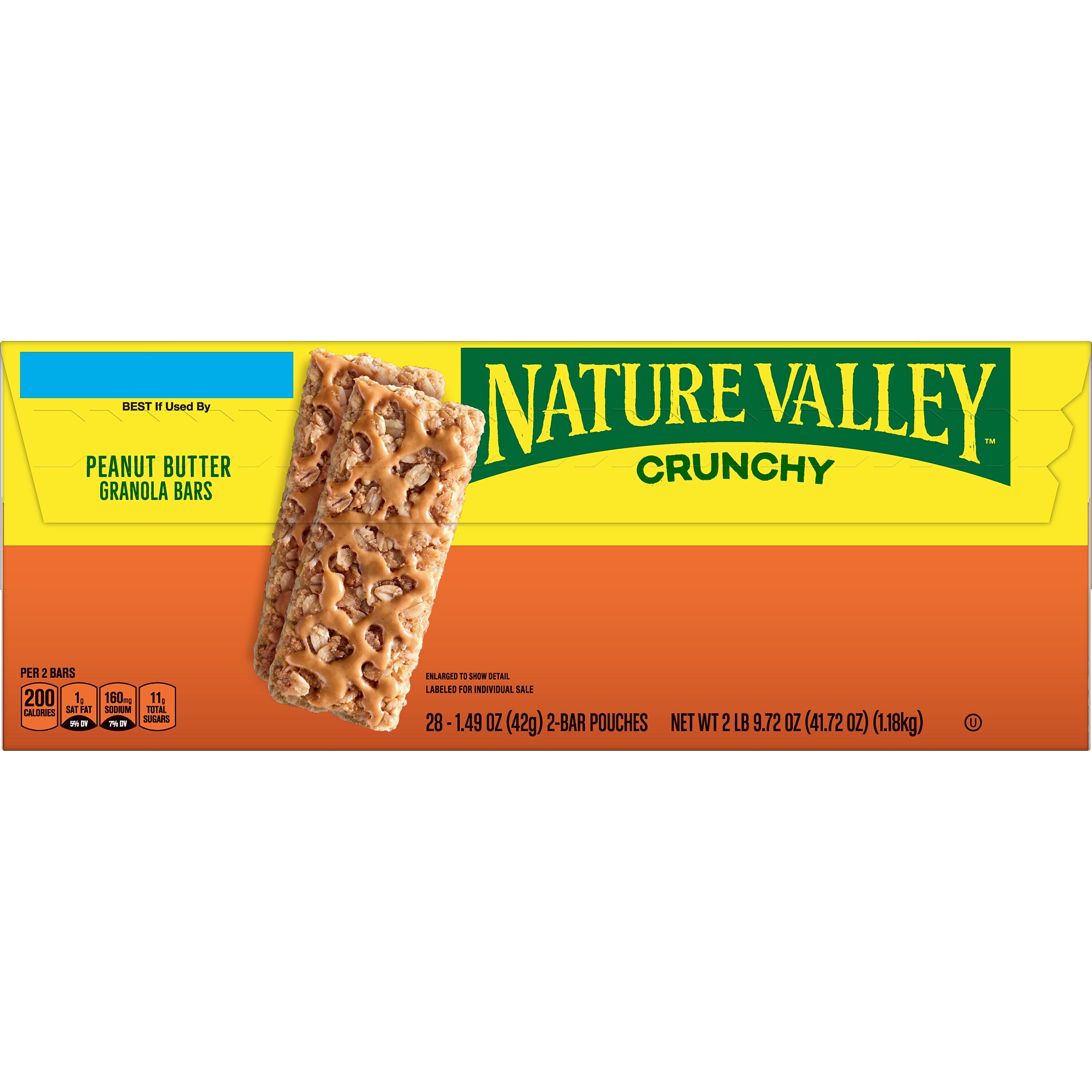 Nature Valley Peanut Butter Granola Bar, 28 Bars/Box