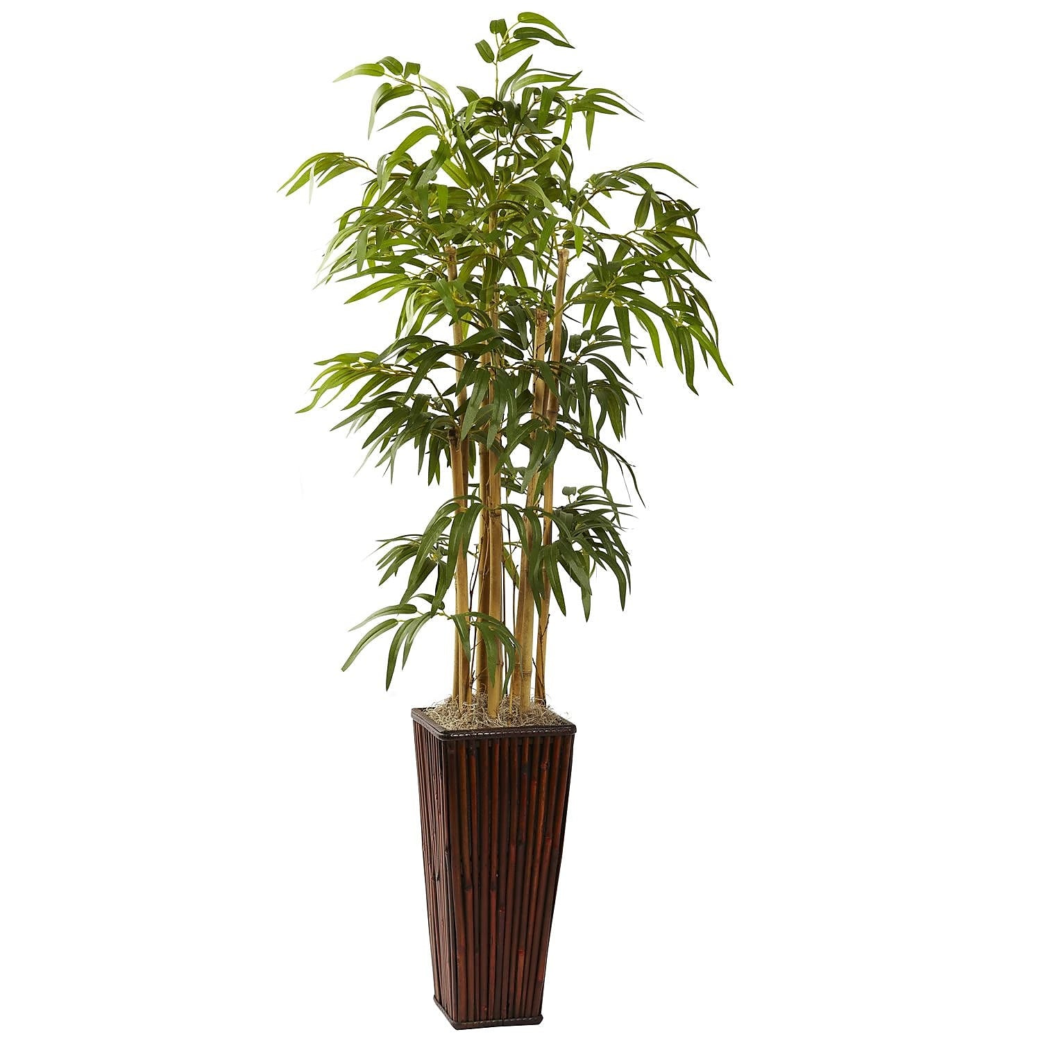 Nearly Natural 6737 4' Bamboo Plant in Planter