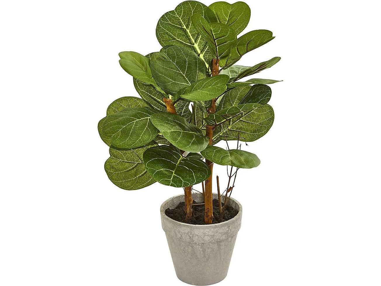 Nearly Natural Fiddle Leaf in Pot
