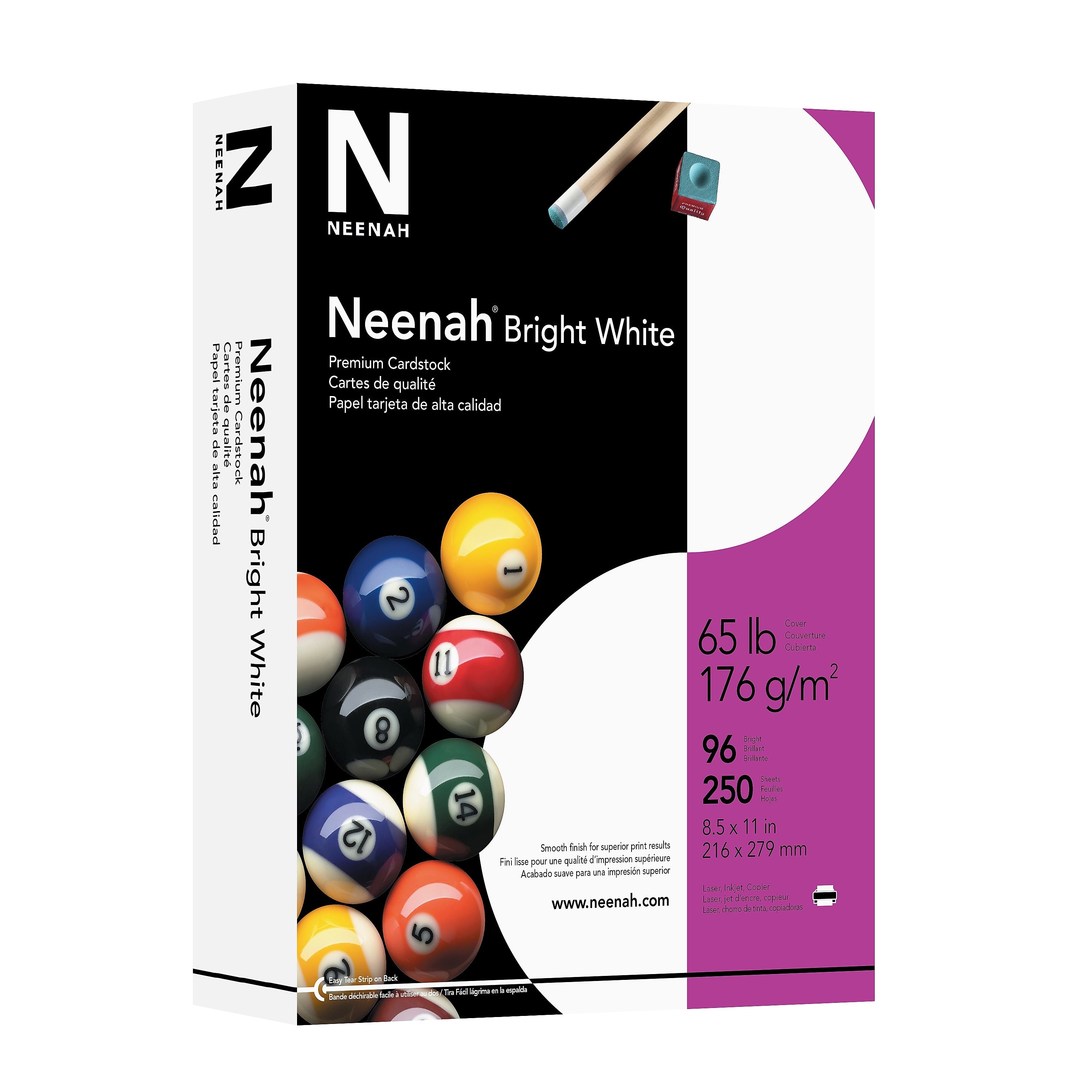 Neenah Bright White Cardstock, 8.5
