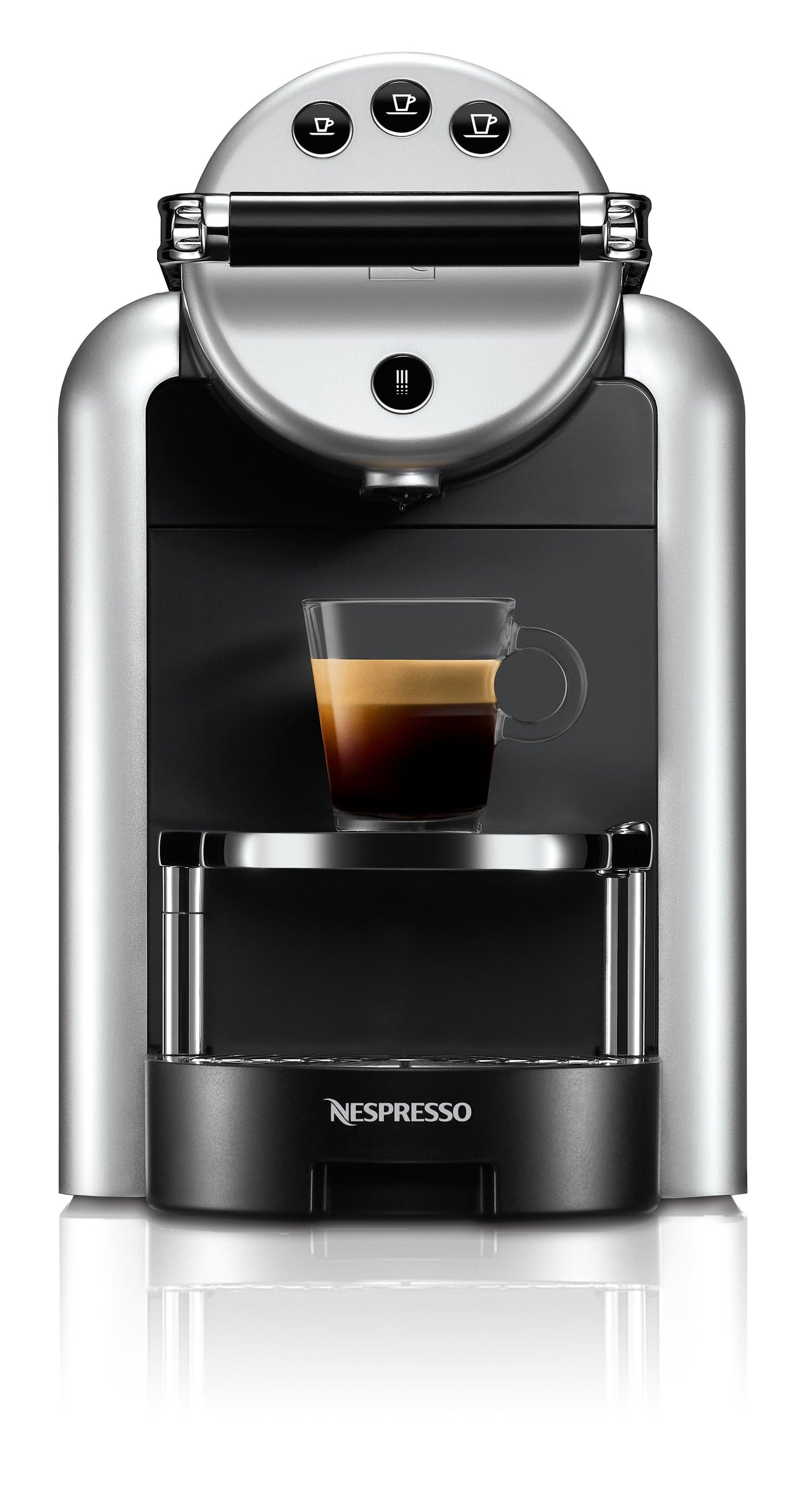 Min Zenius Machine Nespresso Professional Zenius Espresso Machine, Silver – Personal Touch ...
