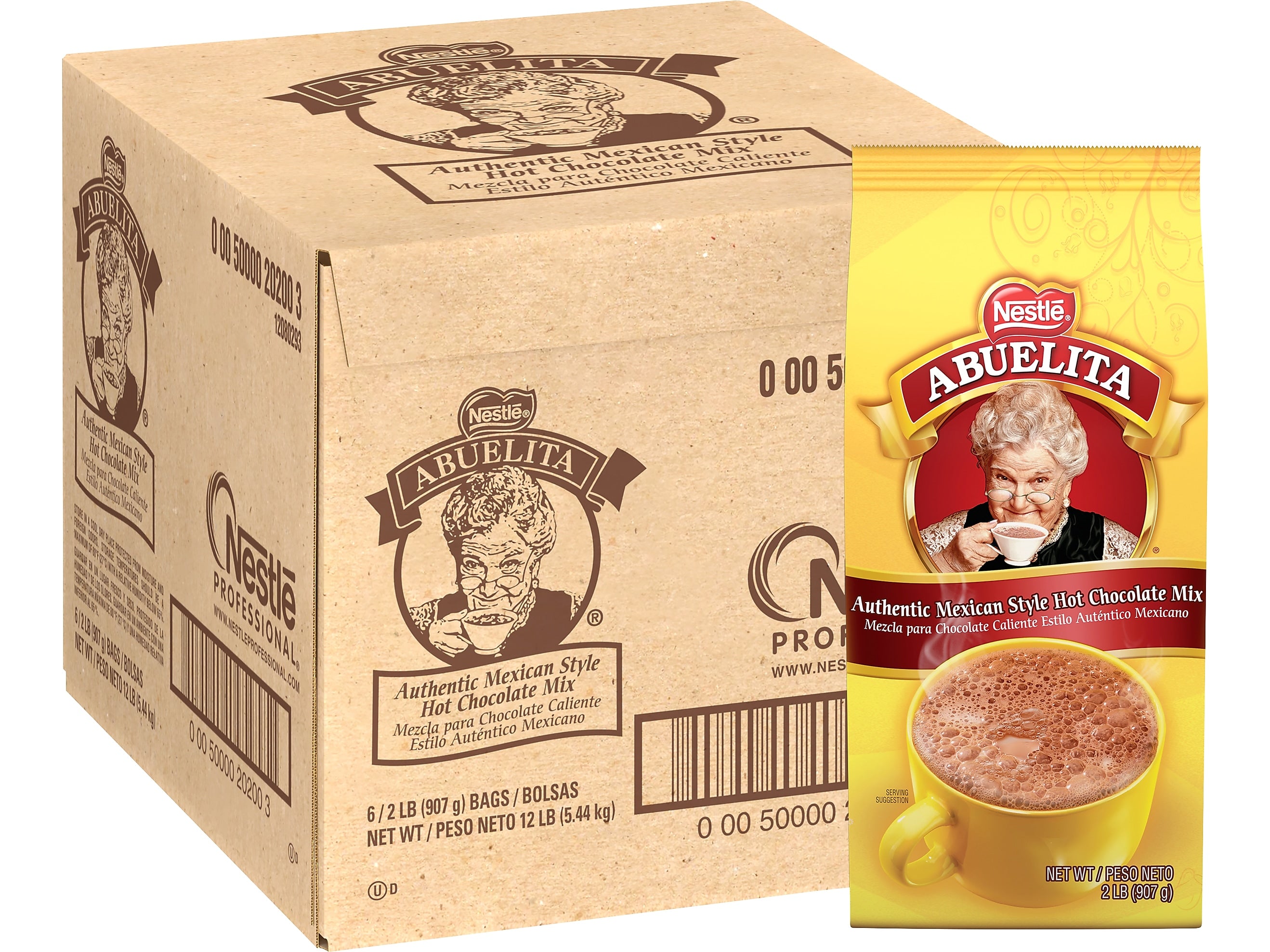 Nestle Abuelita Authentic Mexican Style Hot Cocoa, 32 oz., 6/Carton