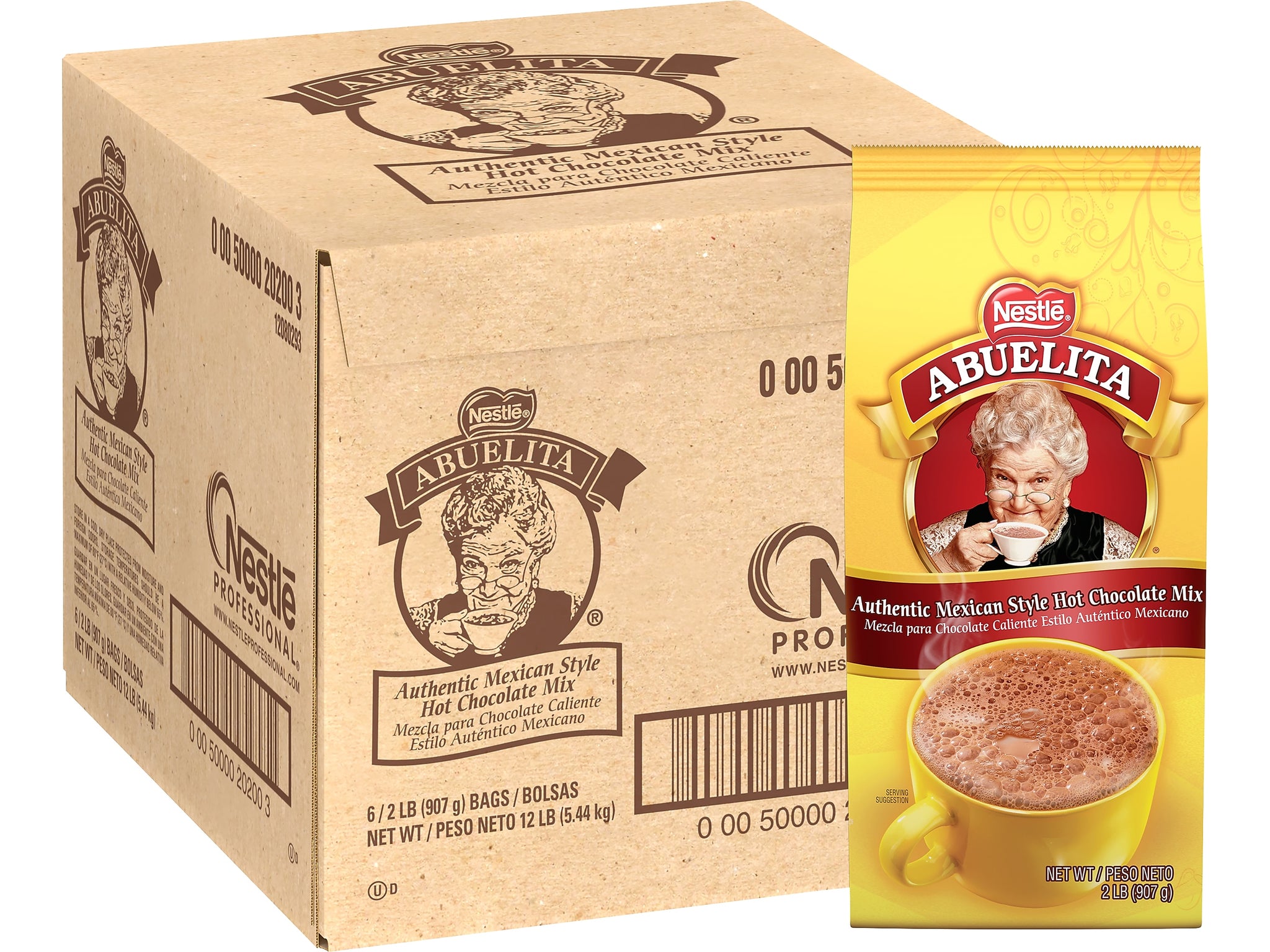 Nestle Abuelita Authentic Mexican Style Hot Cocoa, 32 oz., 6/Carton