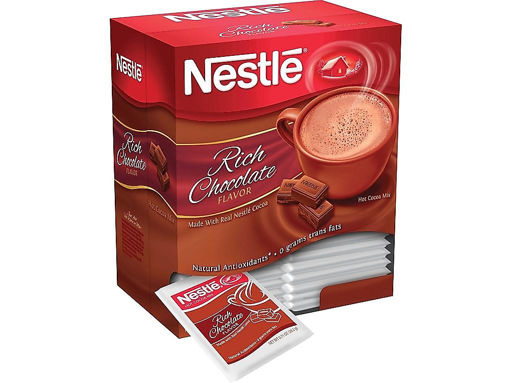Nestle Rich Chocolate Hot Cocoa, 0.71 oz., 50/Box