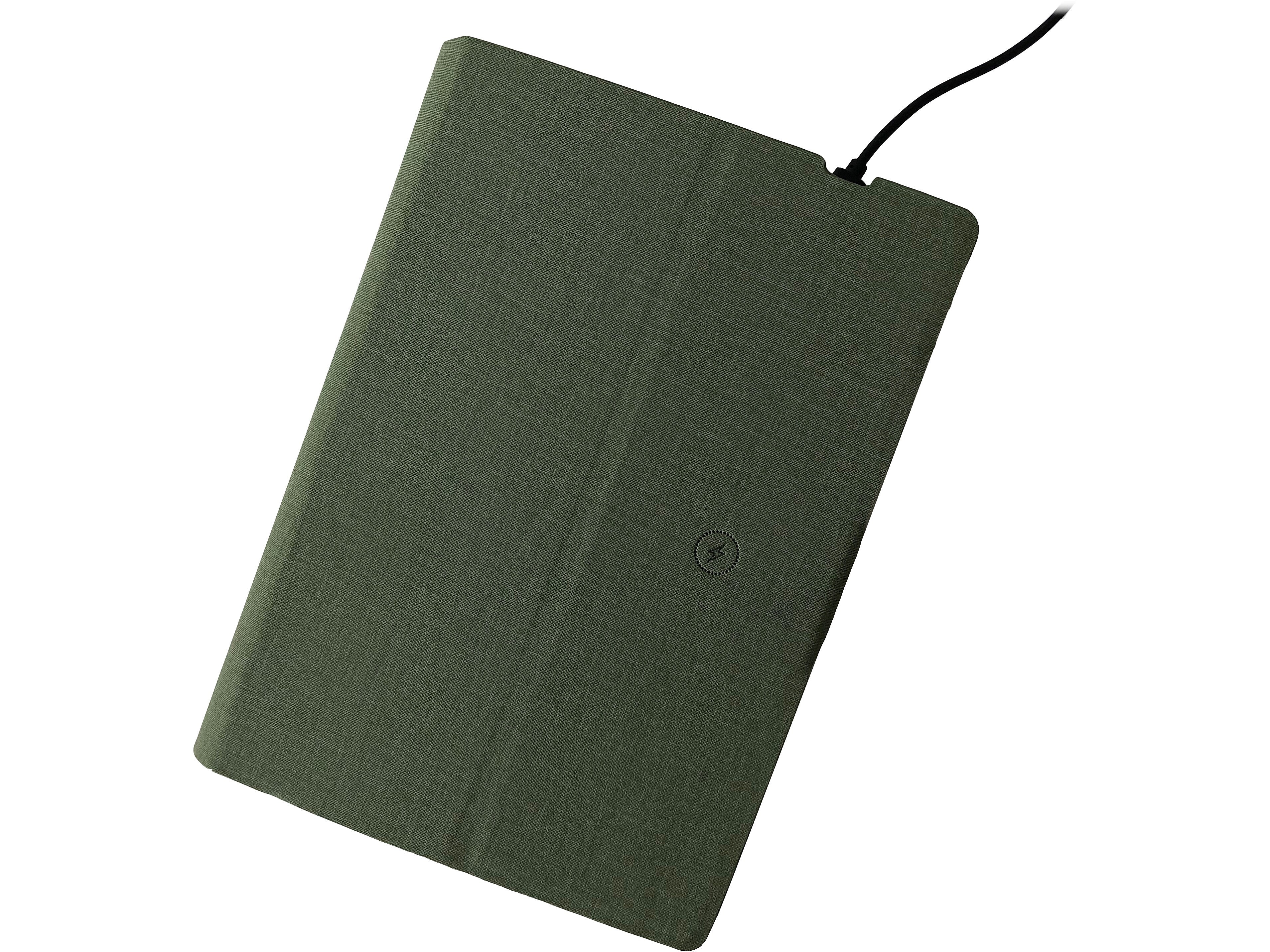 Nicci Wireless Charging Notebook, Sage