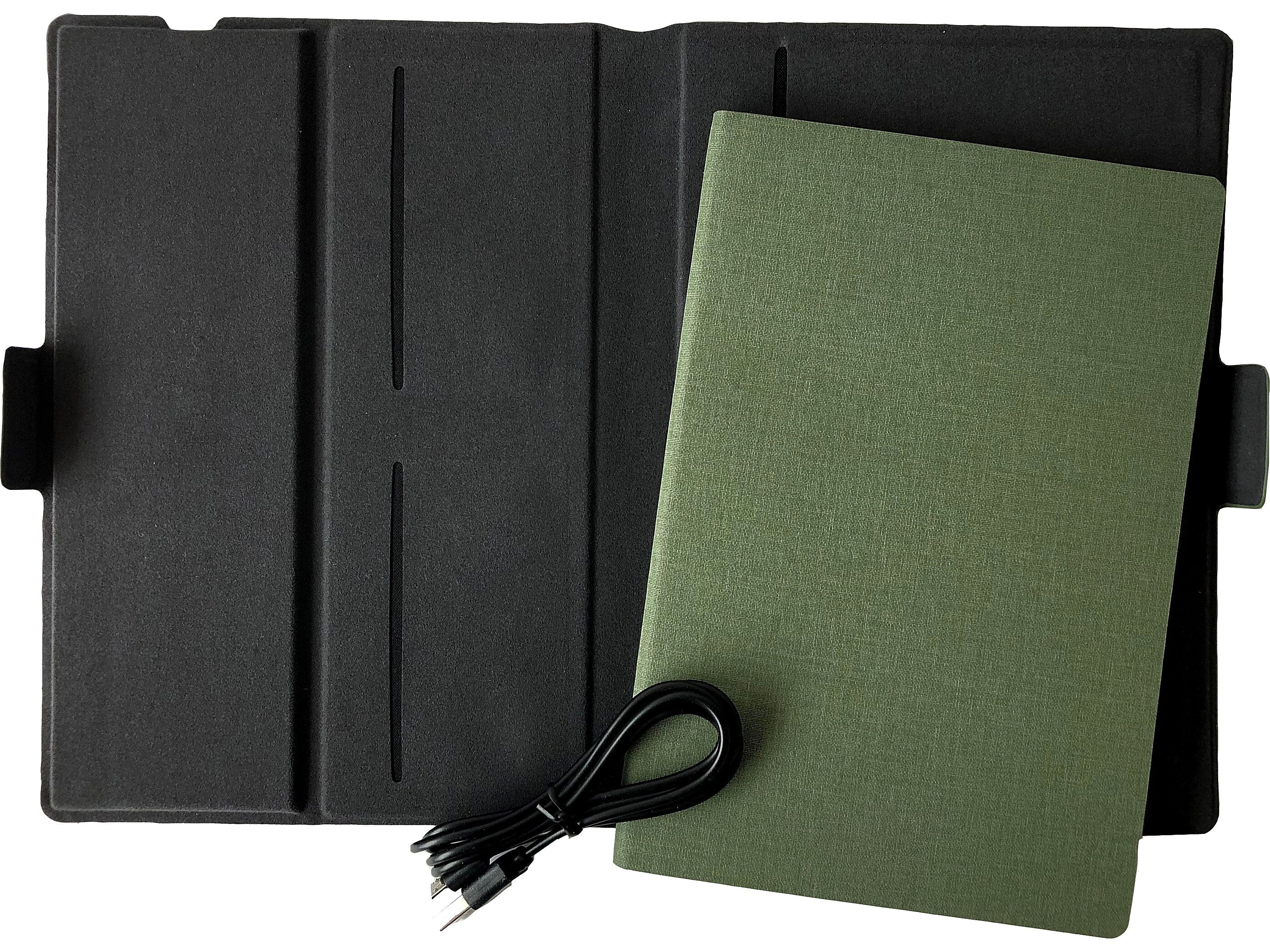 Nicci Wireless Charging Notebook, Sage