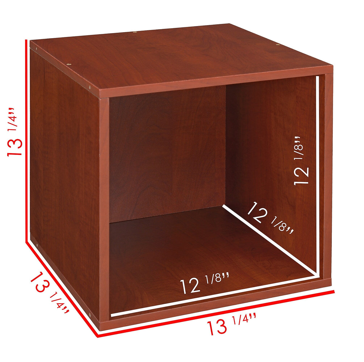 Niche Cubo Stackable Storage Cube, Cherry