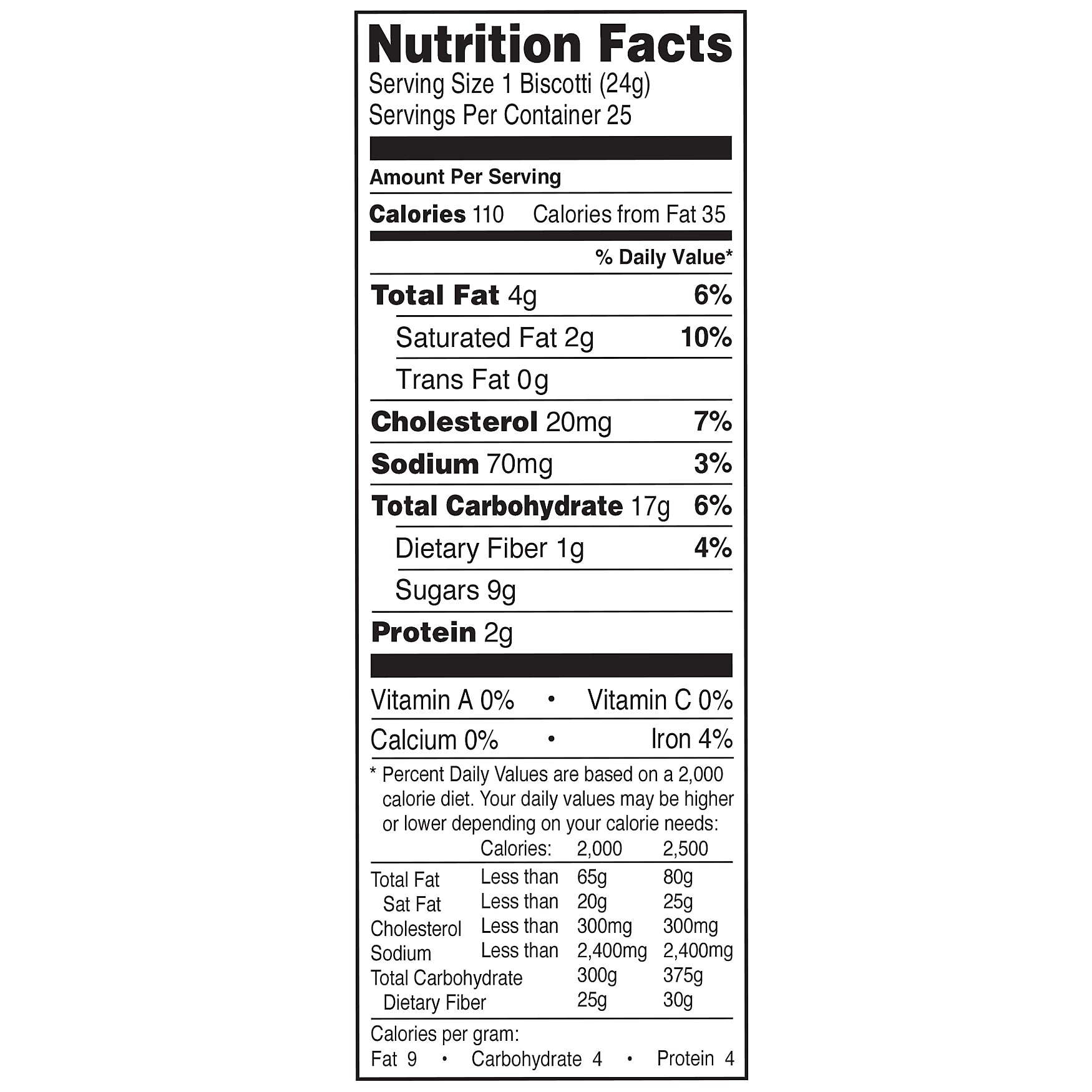 Nonni's Dark Chocolate Biscotti, 21.5 oz.,