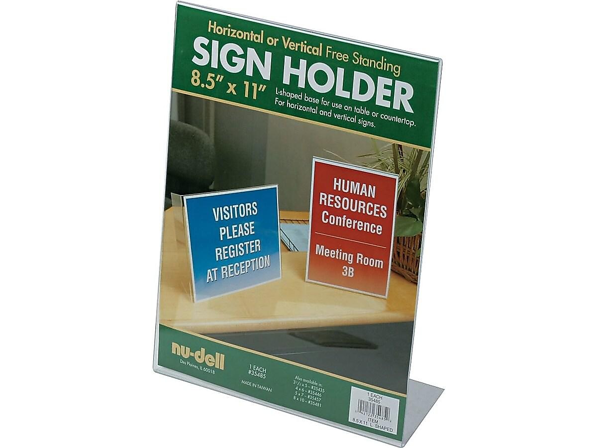 NuDell Sign Holder, 8.5