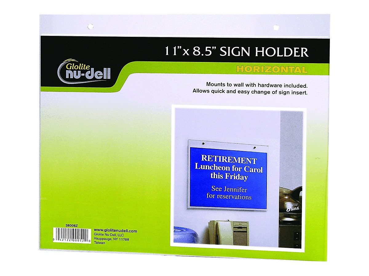 NuDell Sign Holder, 8.5