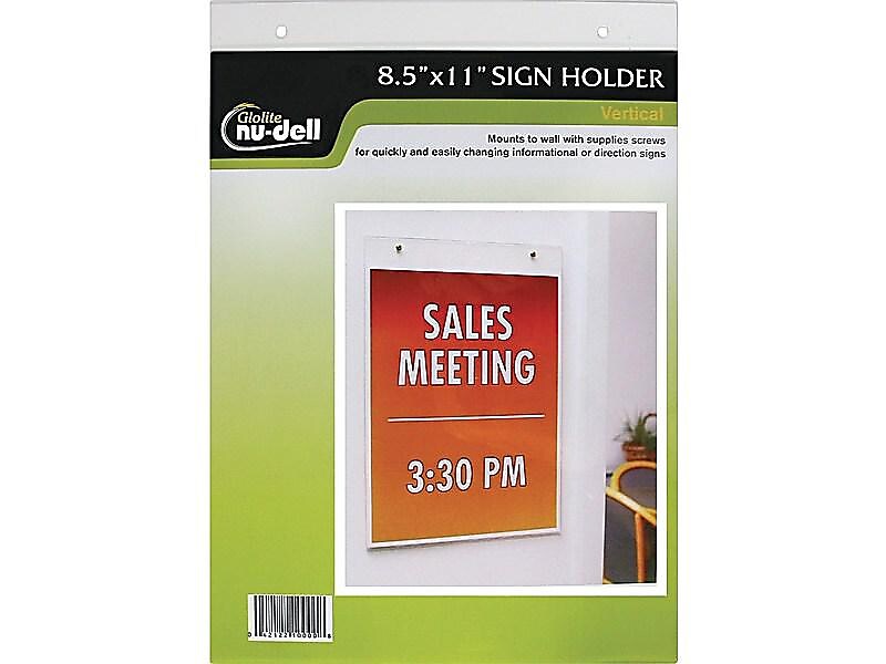 NuDell Sign Holder, 8.5