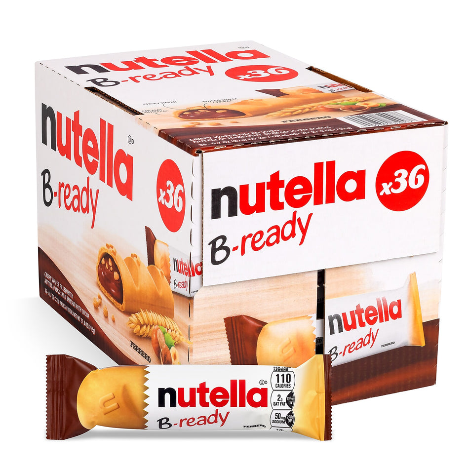 Nutella B-Ready Cookies, 36 Packs/Box