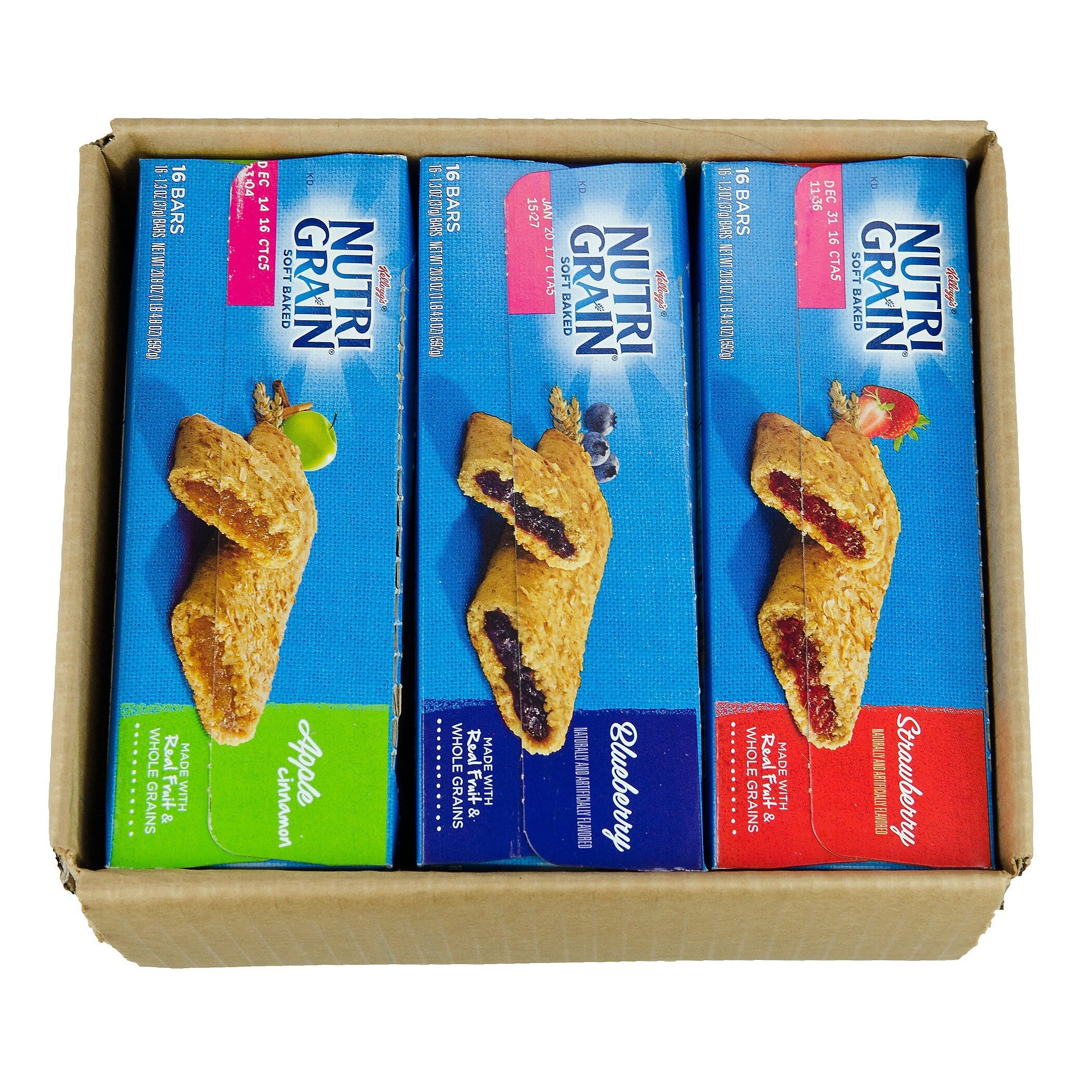 Nutri-Grain Breakfast Bar Variety Pack, 1.3 oz., 48 Bars/Box