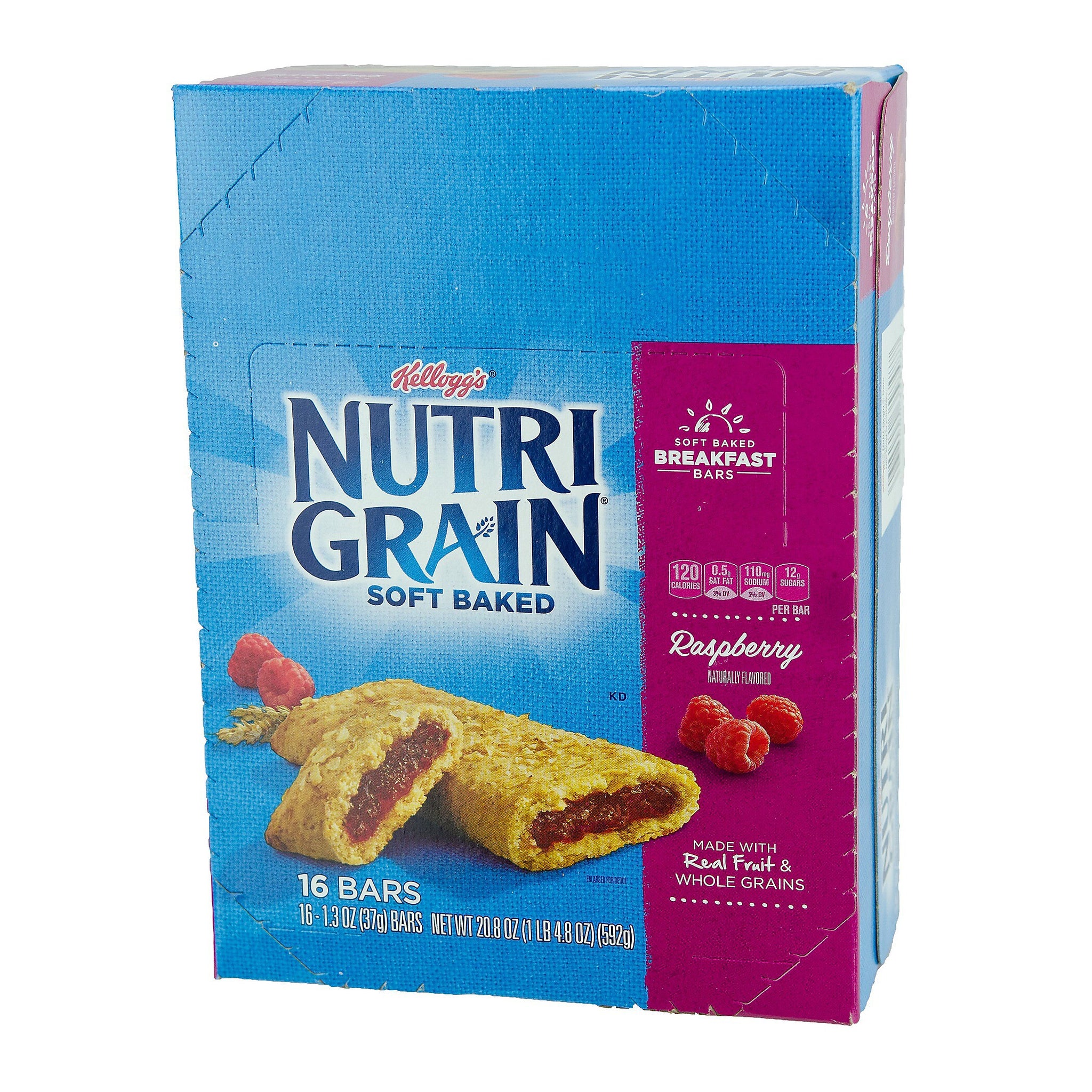 Nutri-Grain Raspberry Breakfast Bar, 1.3 oz., 16 Bars/Box