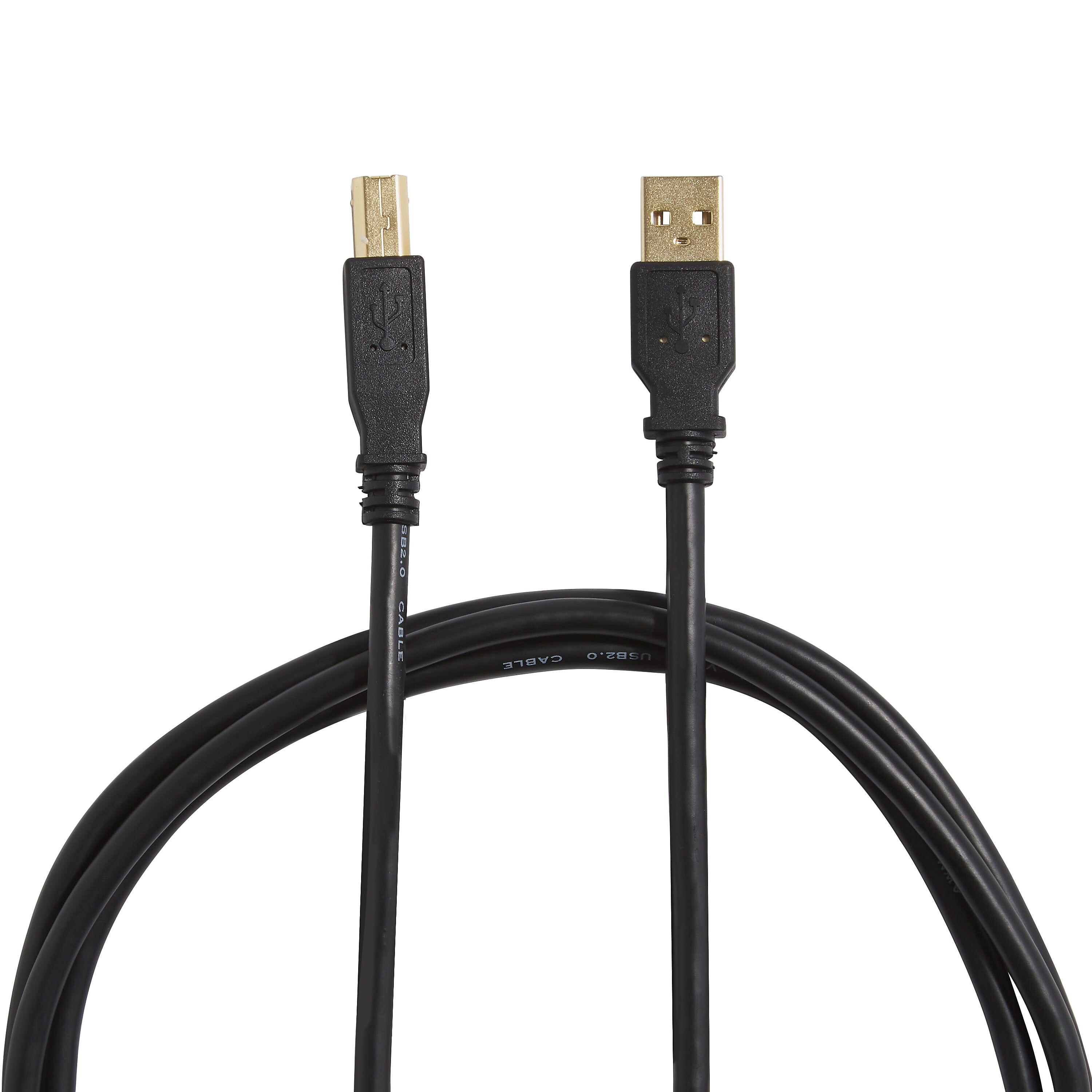 NXT Technologies™ 16' USB B to USB A Cable, Male to Male, Black