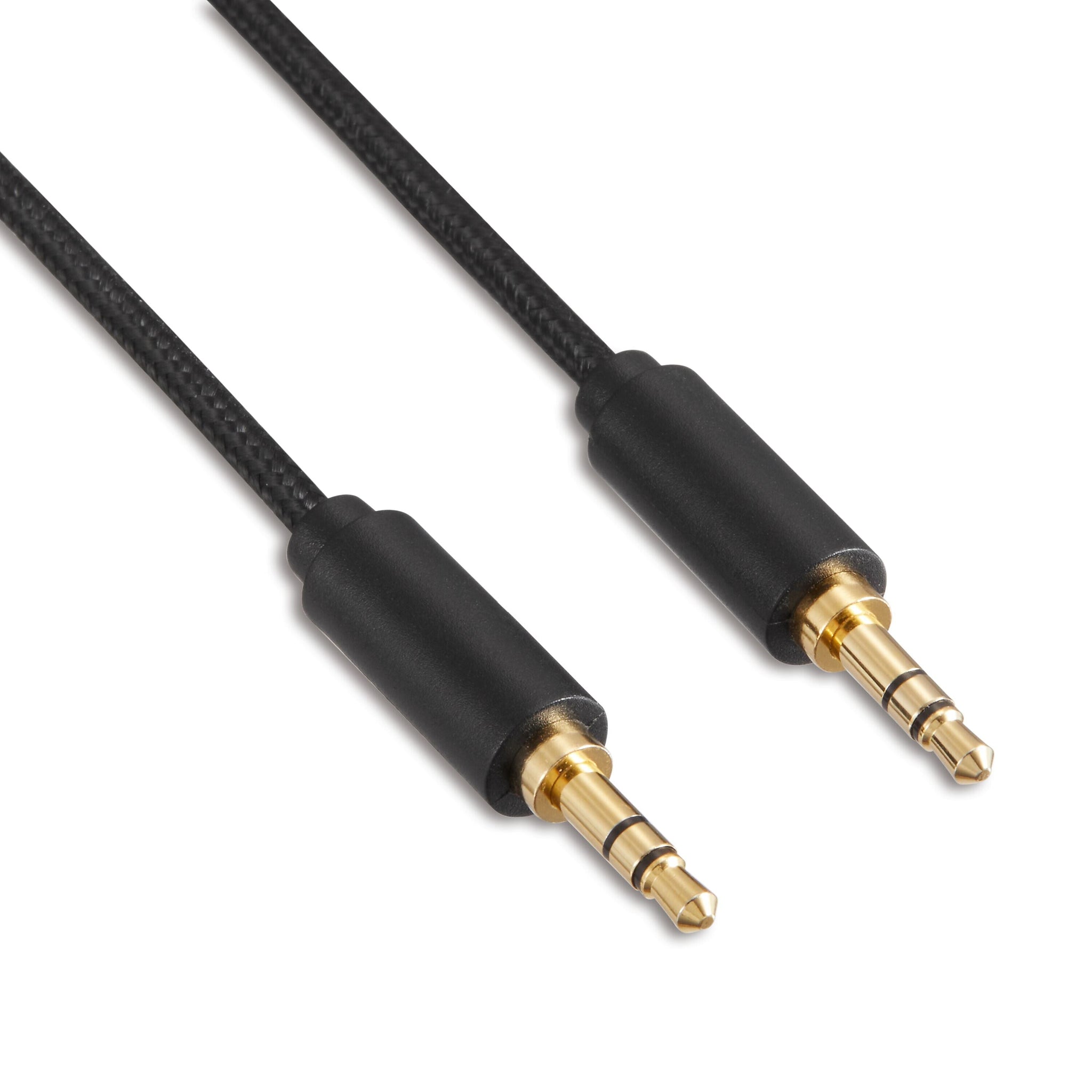 NXT Technologies™ 4 ft. 3.5mm to 3.5mm Audio Cable, Male-Male, Black