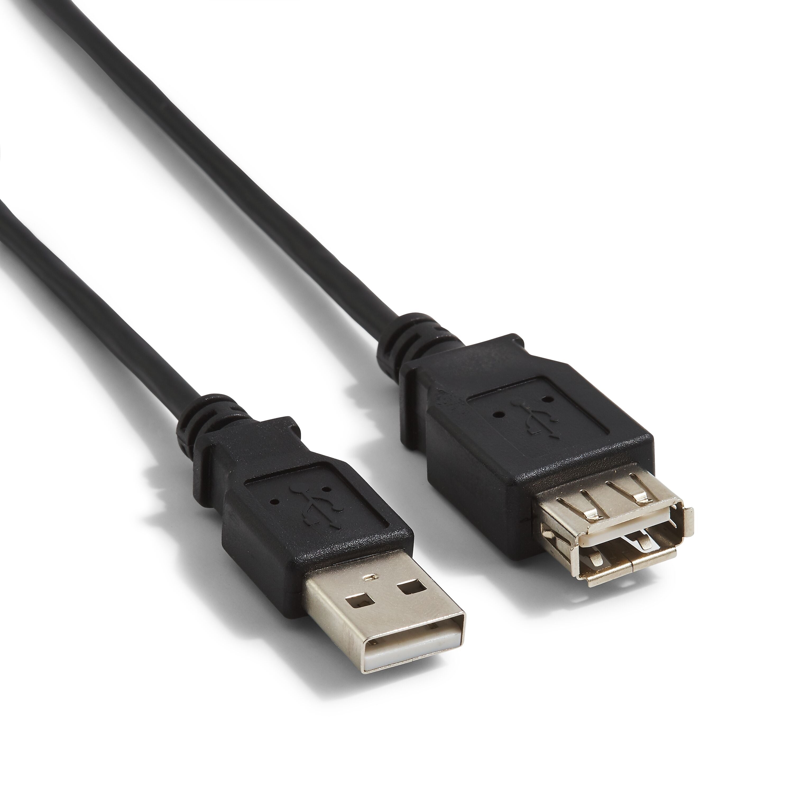 NXT Technologies™ 6' USB A Male/A Female, Black