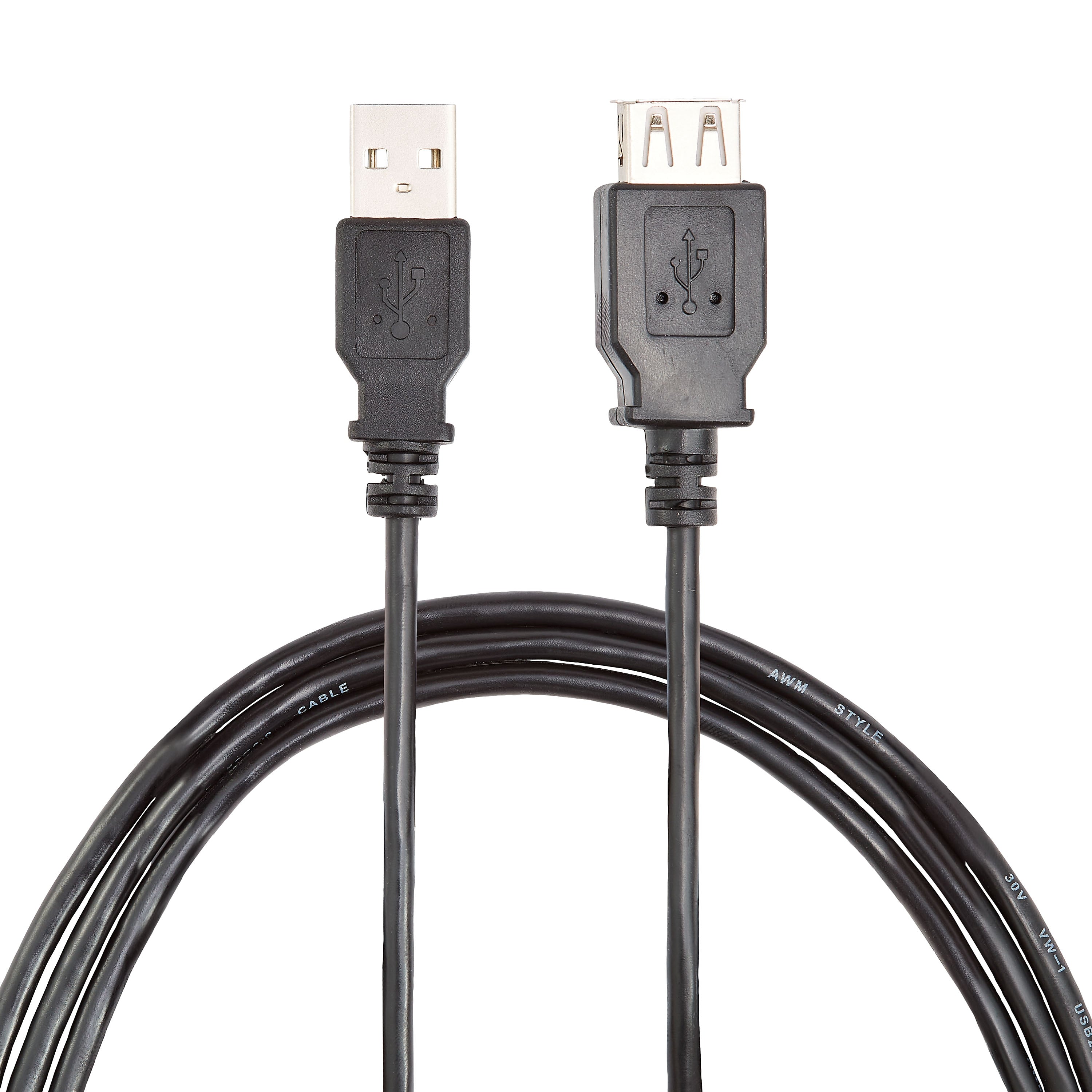 NXT Technologies™ 6' USB A Male/A Female, Black