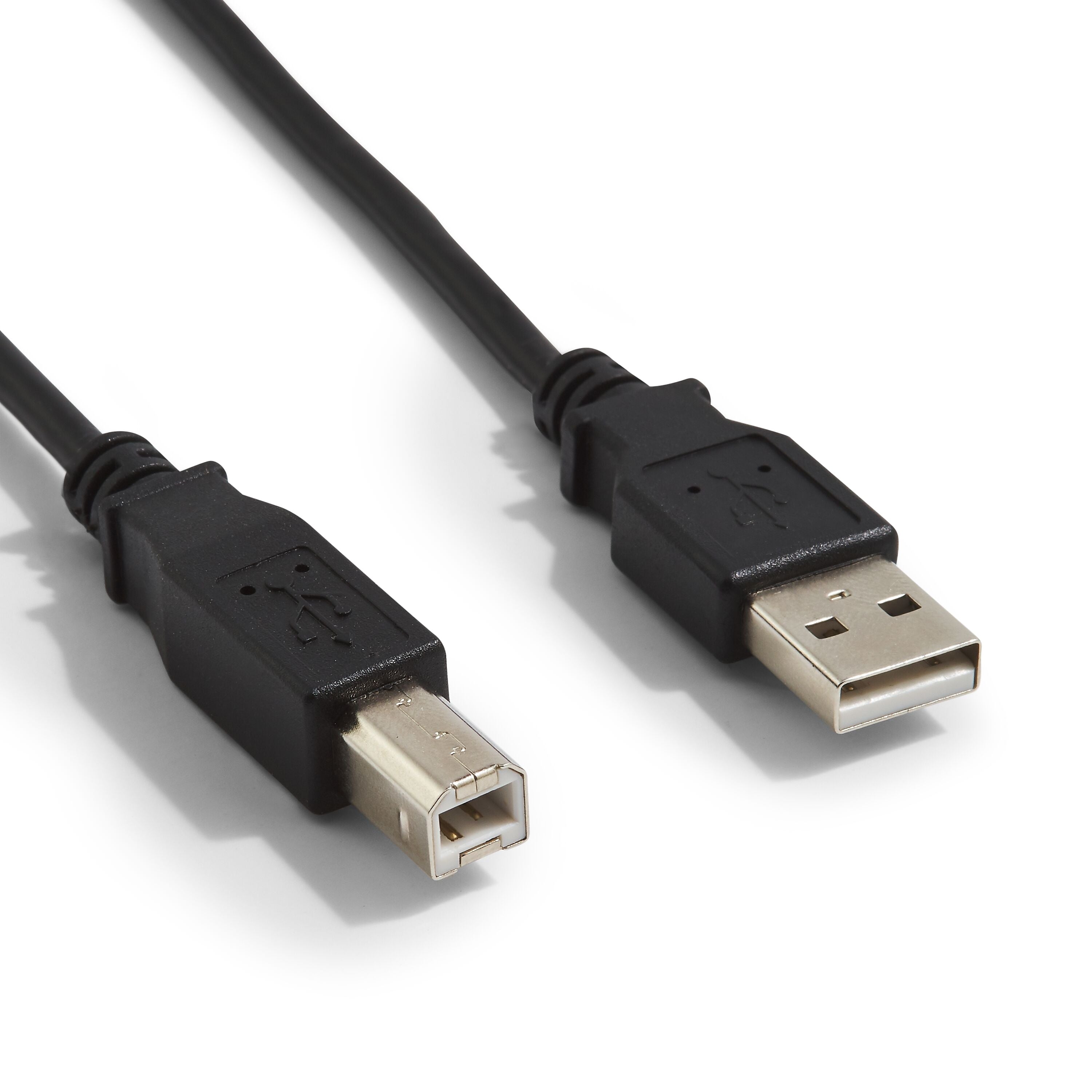 NXT Technologies™ 6' USB A Male/B Male, Black