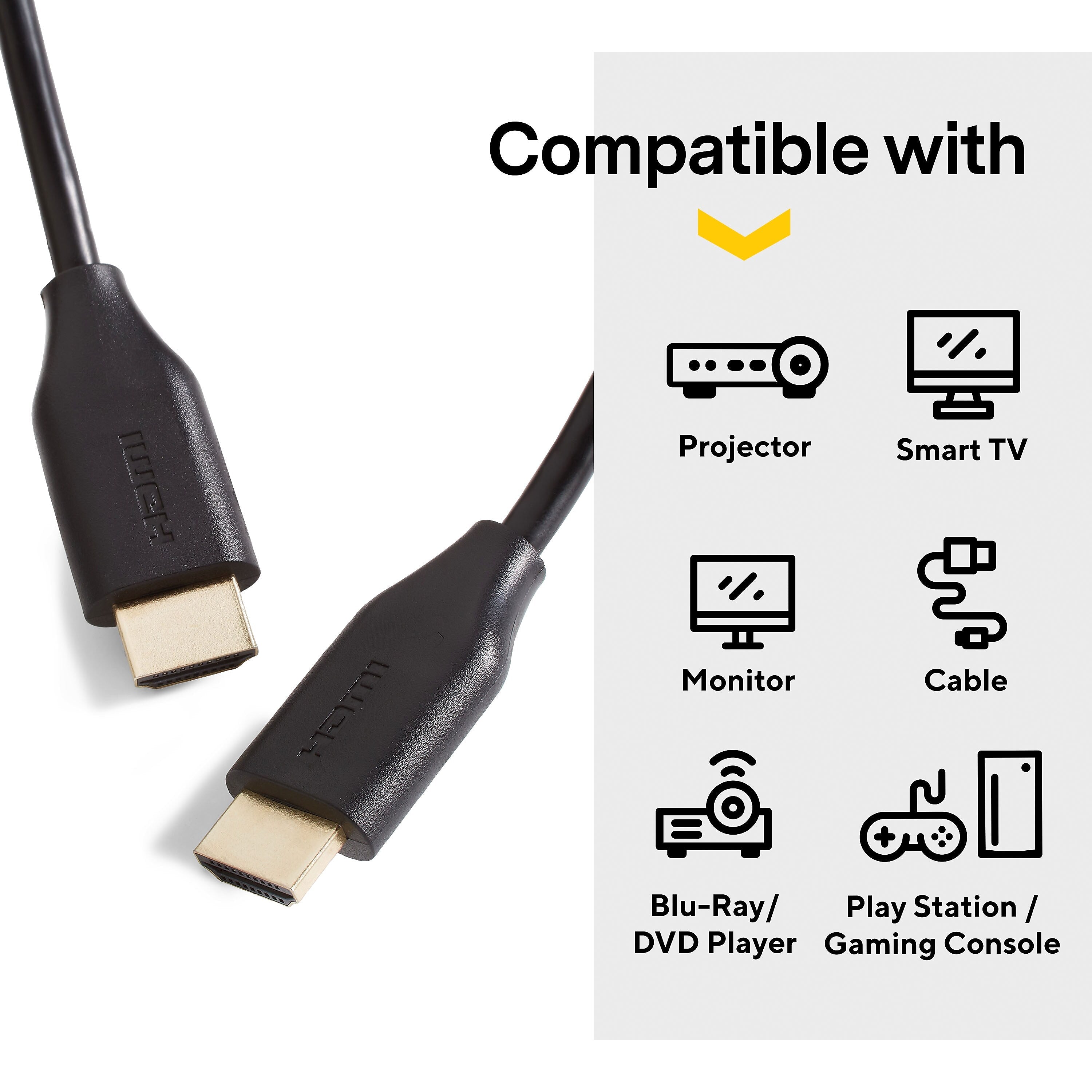 NXT Technologies™ NX29739 8' HDMI 4K Audio/Video Cable, Black