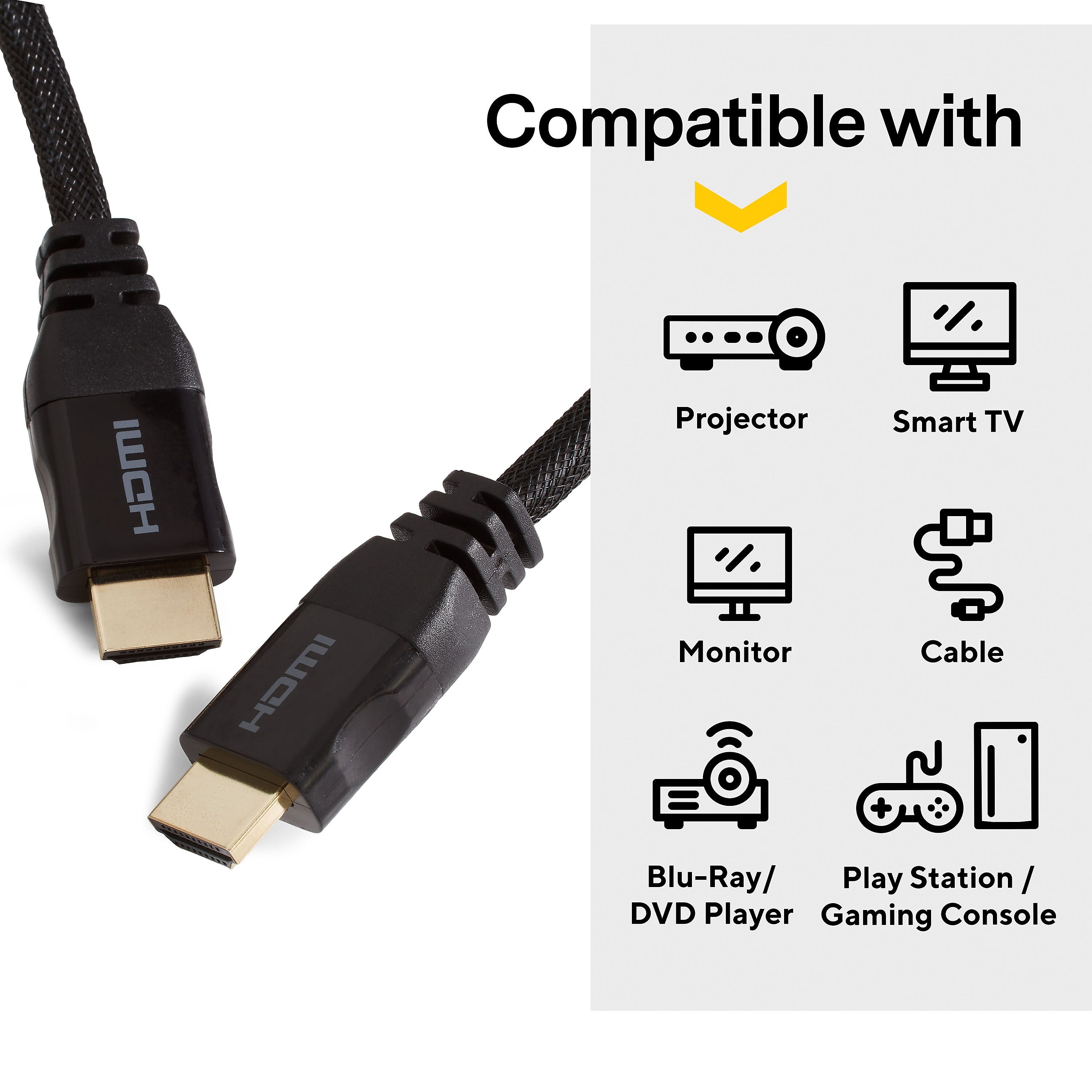 NXT Technologies™ NX46719 4' HDMI Cable, Black