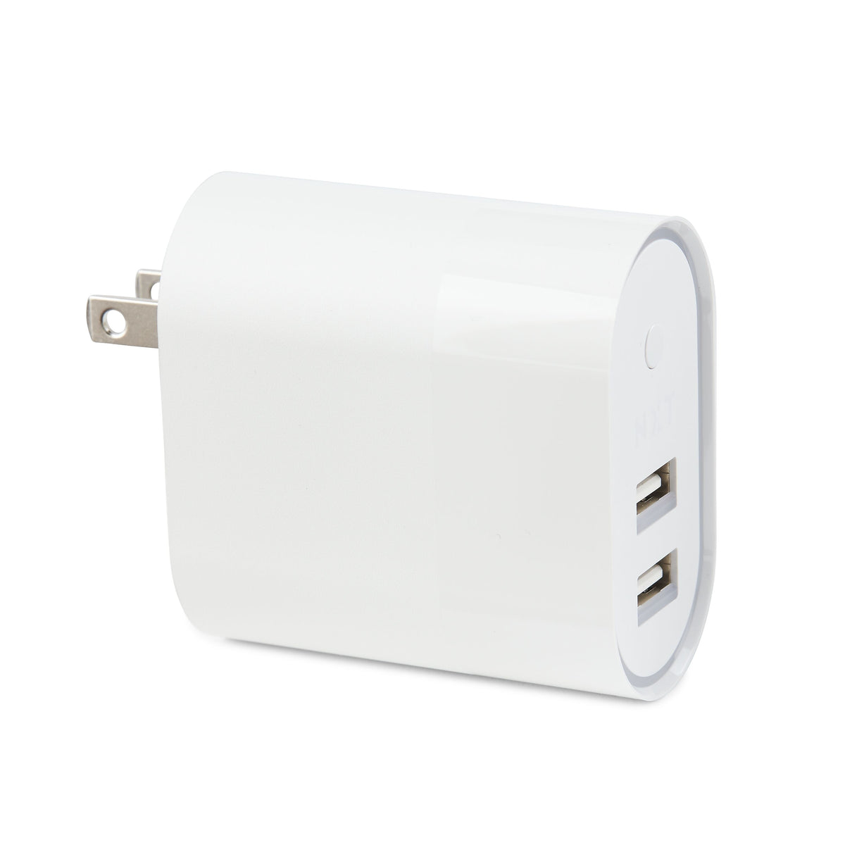 NXT Technologies™ Universal 2 USB Port Phone Charger, White