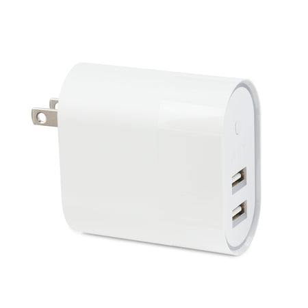 NXT Technologies™ Universal 2 USB Port Phone Charger, White