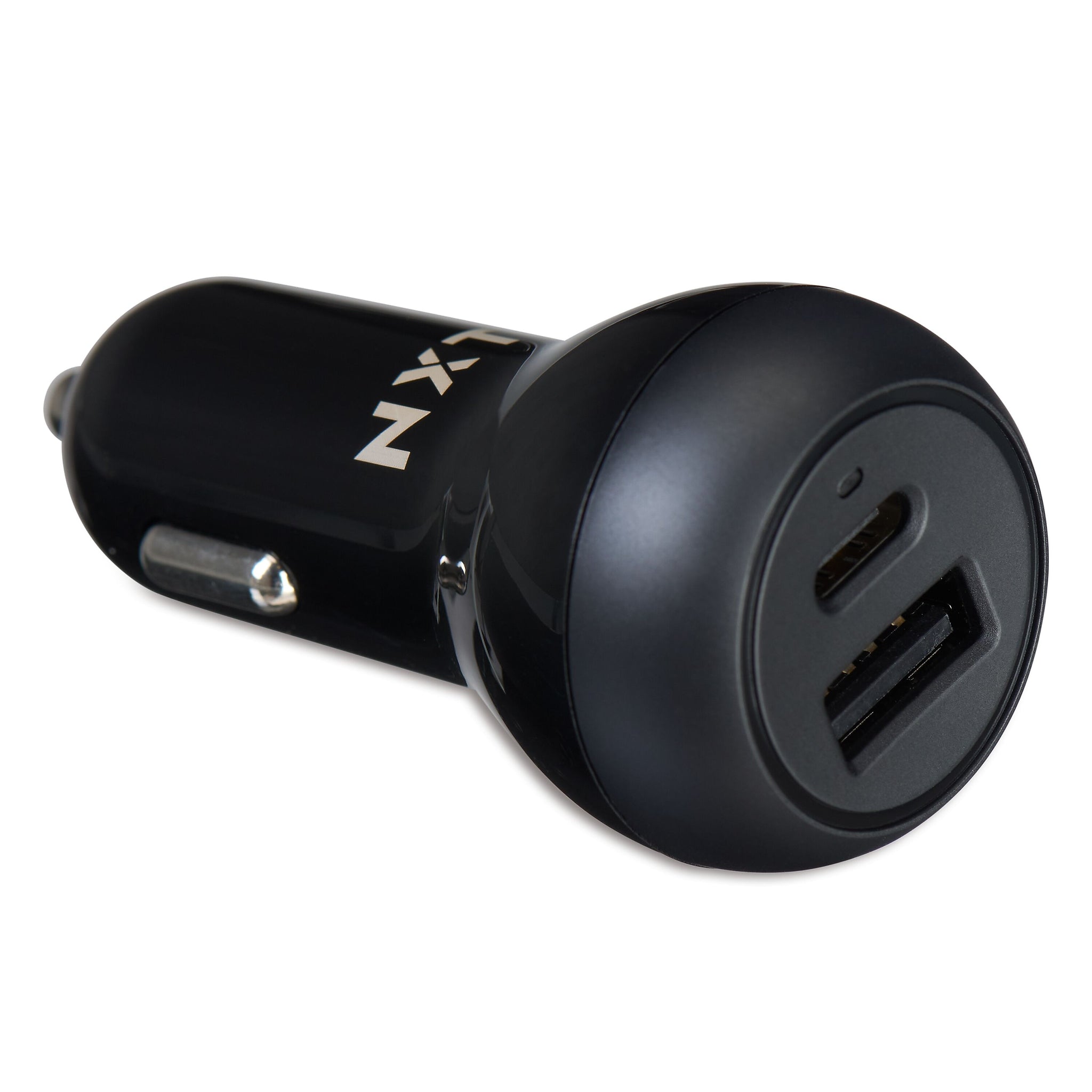 NXT Technologies™ Universal USB-C/USB-A Car Charger, Black