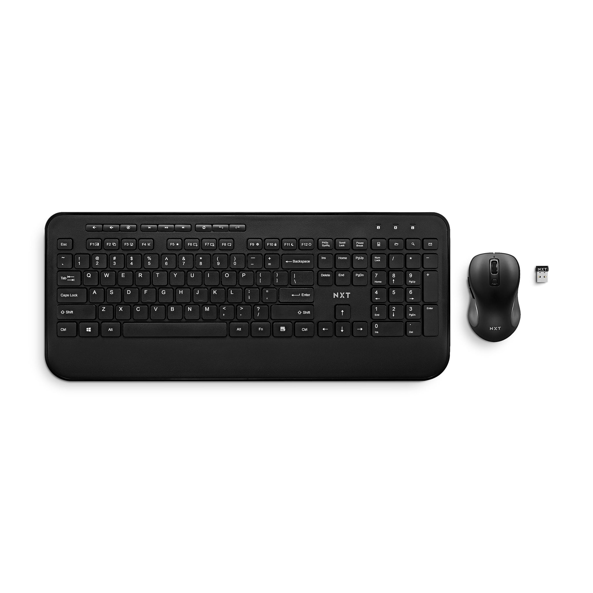 NXT Technologies™ Wireless Keyboard and Optical Mouse Combo, Black