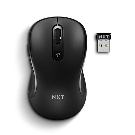 NXT Technologies™ Wireless Laser USB Mouse, Black