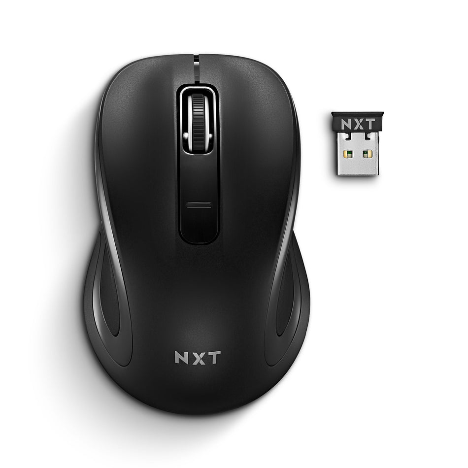 NXT Technologies™ Wireless Optical USB Mouse, Black