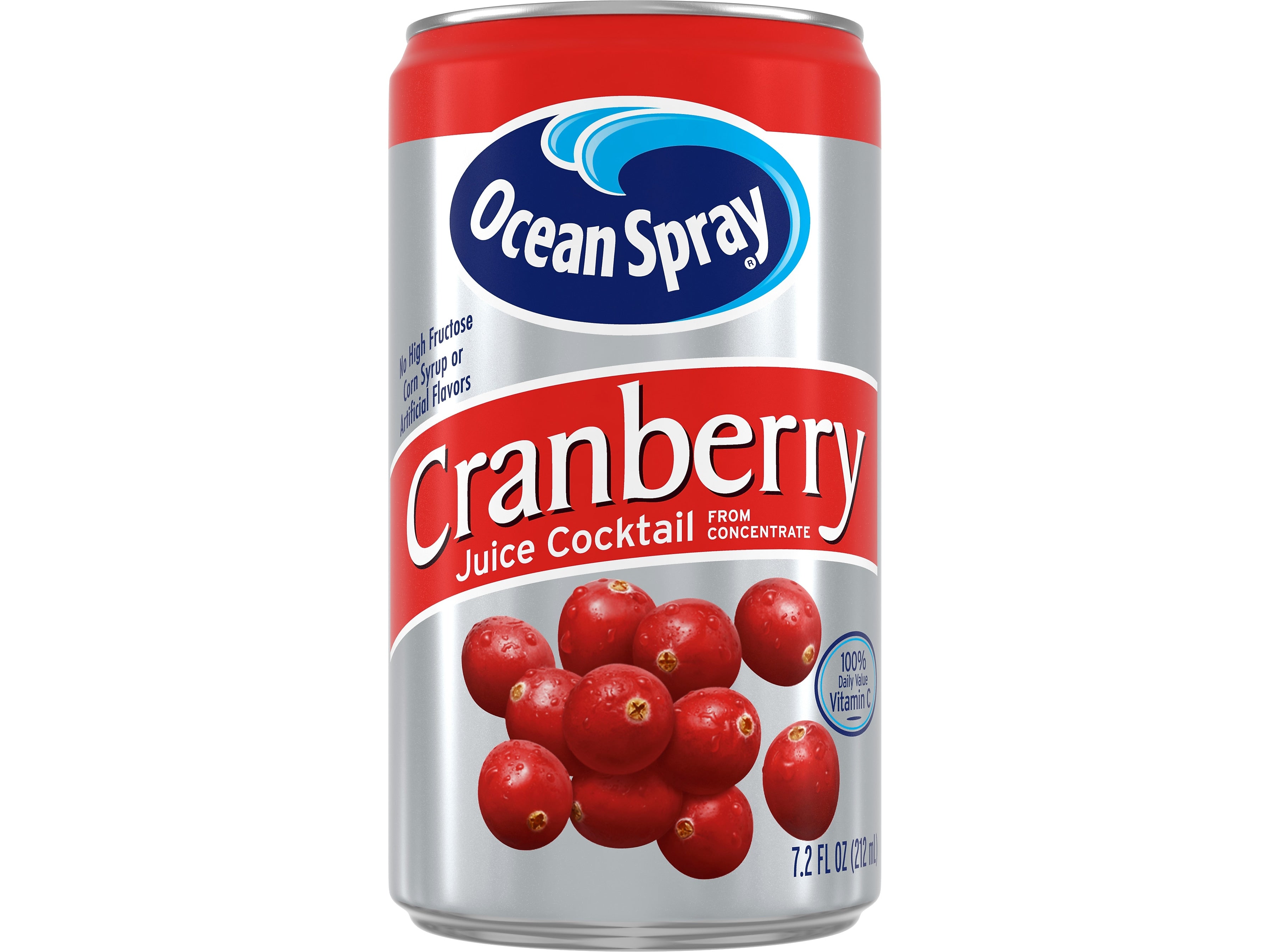 Ocean Spray Cranberry Juice Cocktail, 7.2 fl. oz., 24 Cans/Carton
