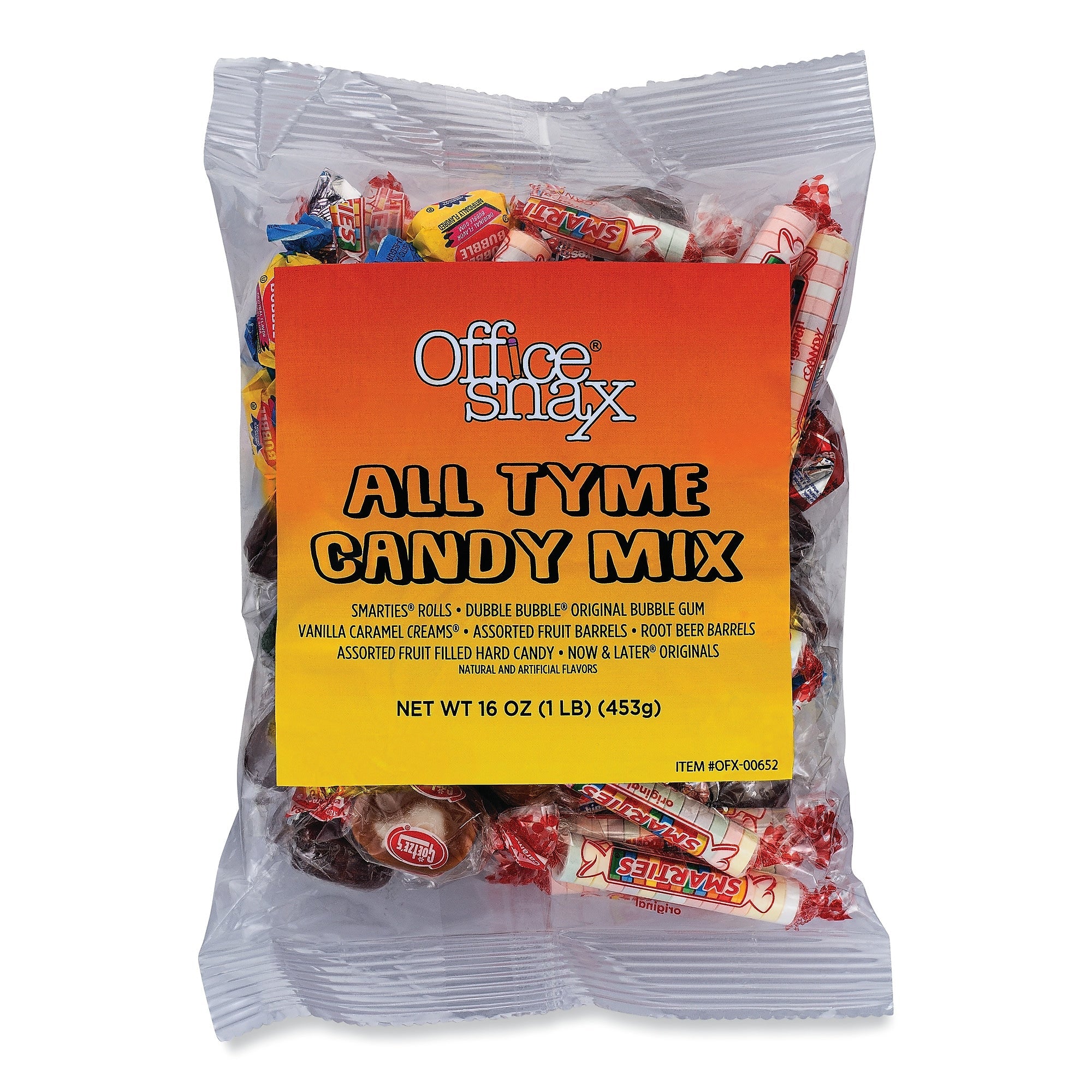 Office Snax® Candy Assortments, All Tyme Candy Mix, 1 lb Bag