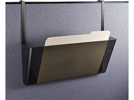 Officemate 1-Pocket Plastic Legal Size Wall File, Smoke