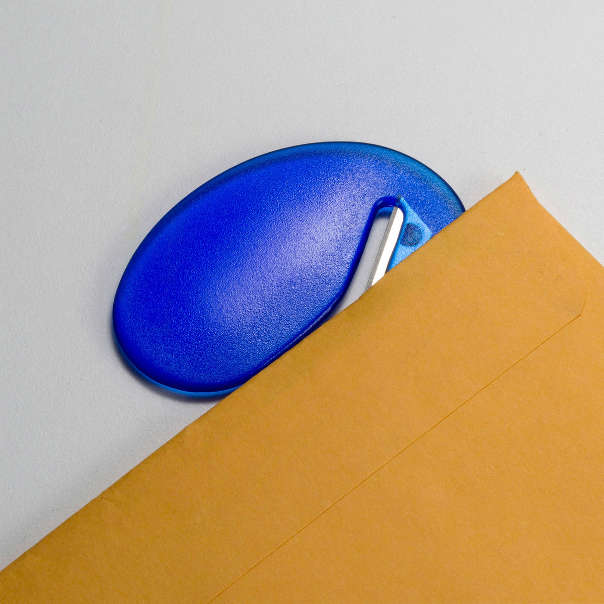 Officemate .75" Handle Letter Opener, Blue