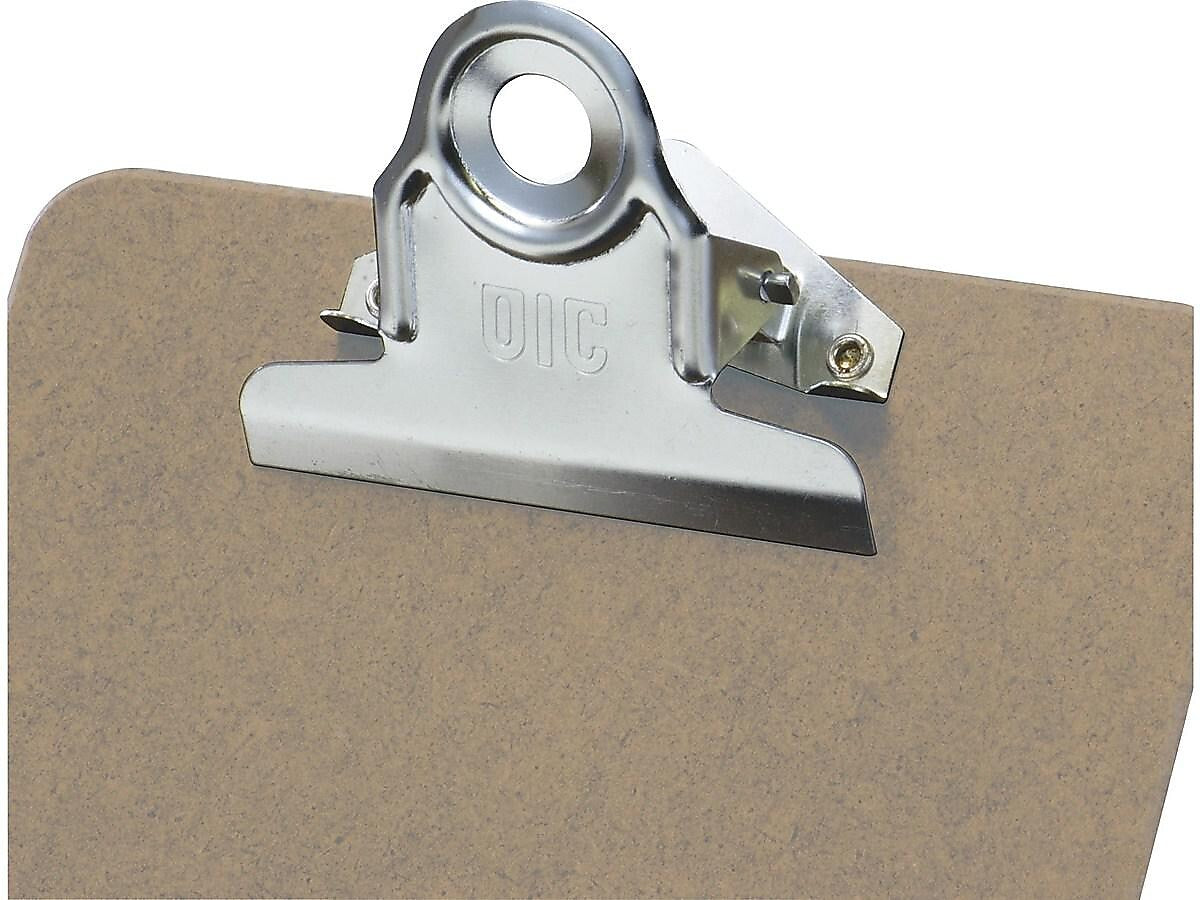 Officemate Hardboard Clipboard, Memo Size, Brown