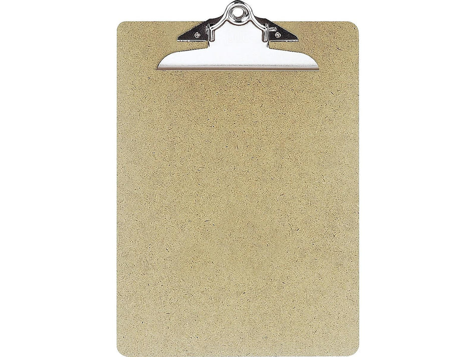 Officemate Hardboard Clipboards,Letter Size, Brown, 3/Pack