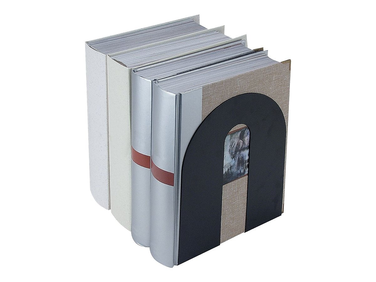 Officemate Heavy Duty Steel Book Ends, 10