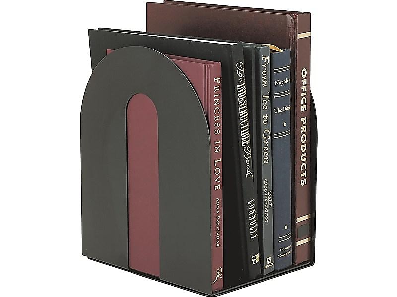 Officemate Heavy Duty Steel Book Ends, 10