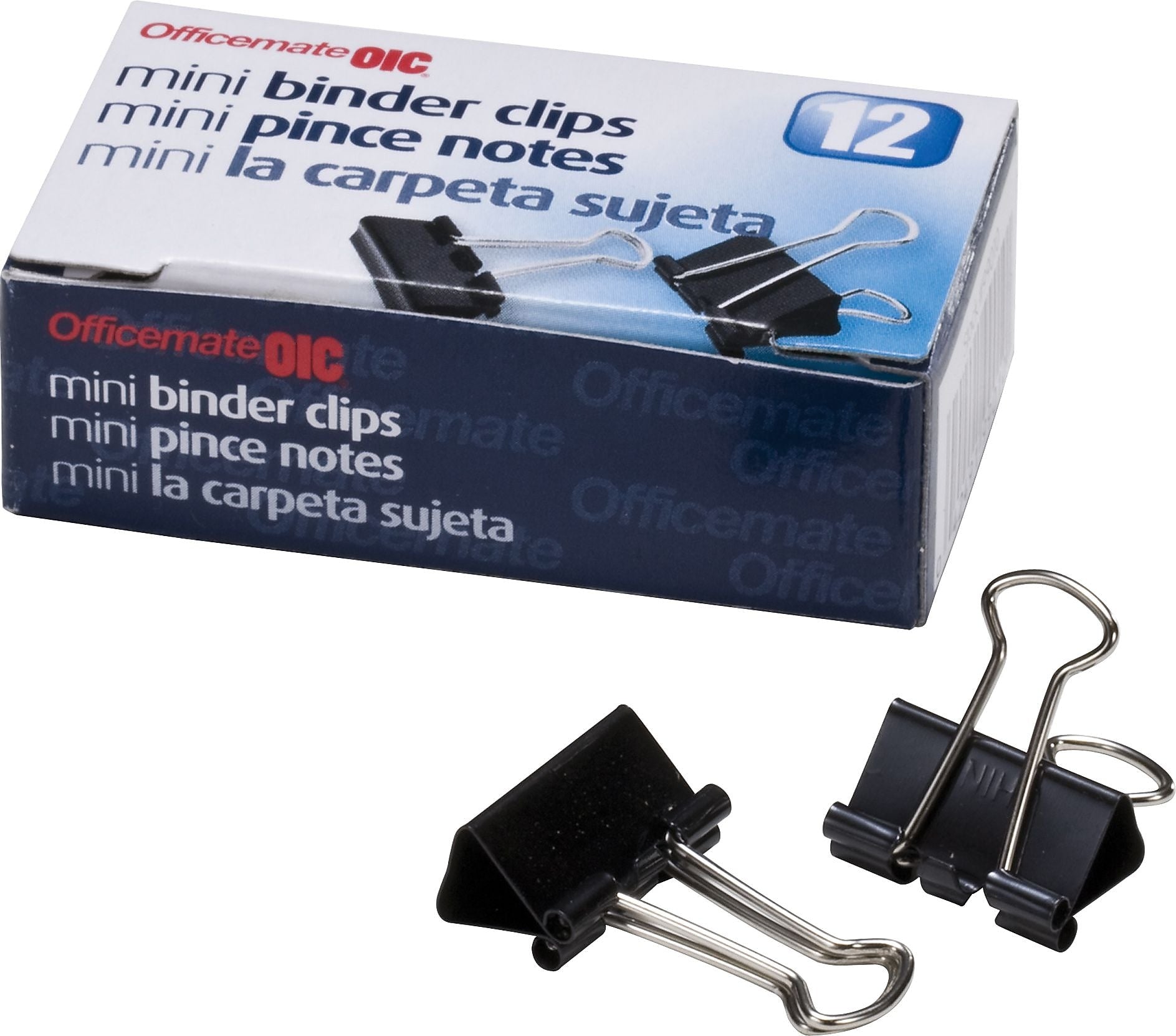 Officemate Mini Binder Clips, 1/4