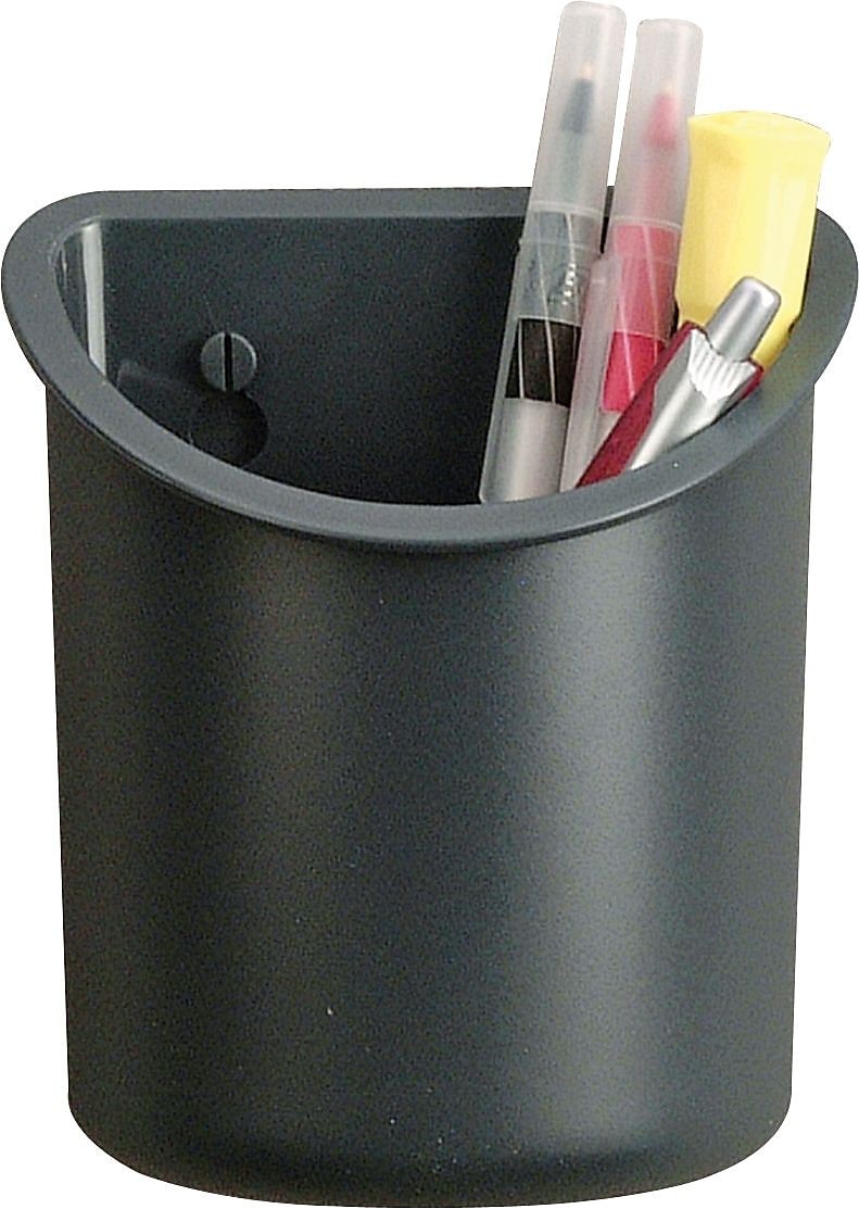 Officemate Panel Verticalmate Plastic Pencil Cup, Gray